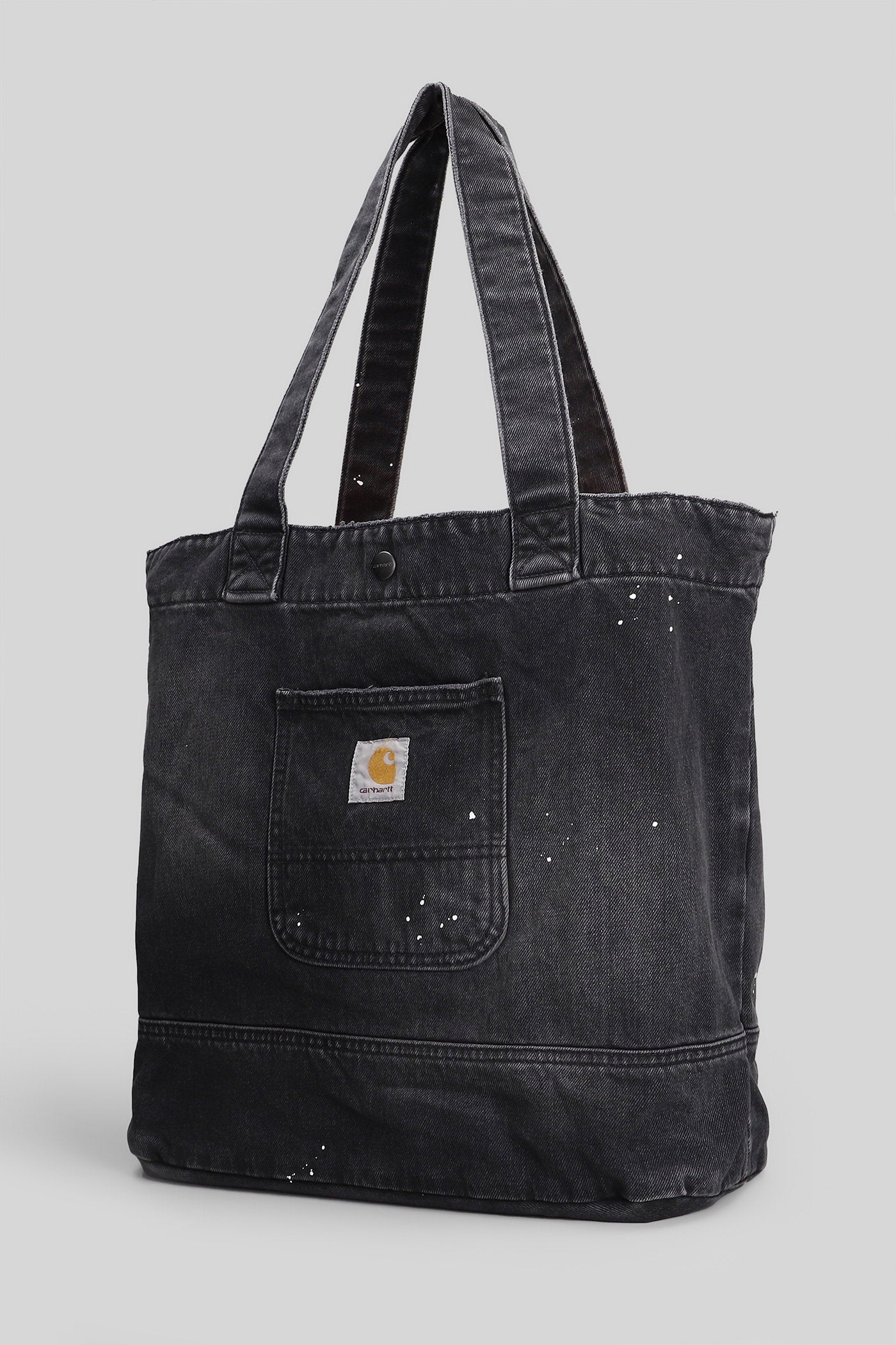 Tote in black cotton - Image 2