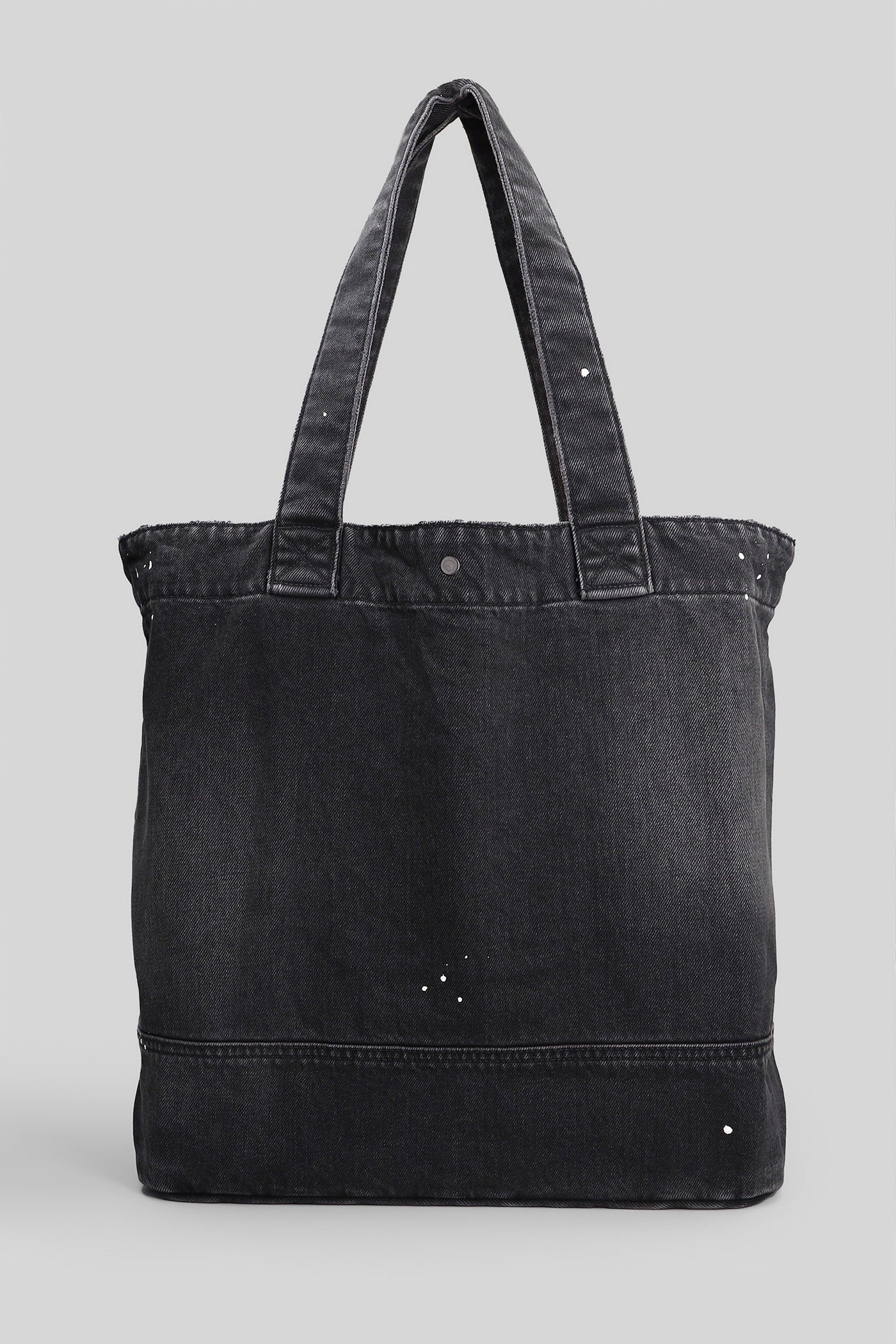 Tote in black cotton - Image 3