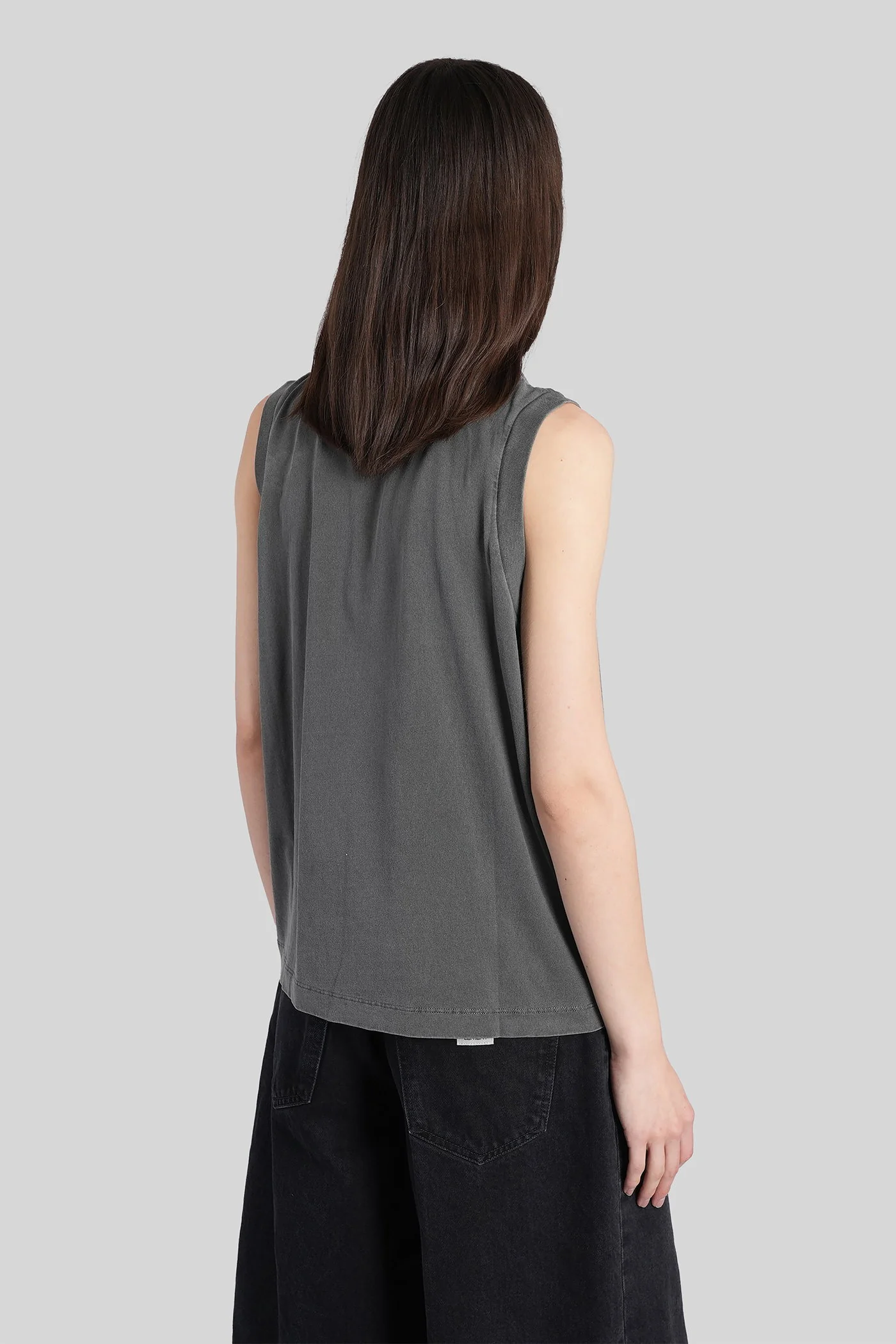 W nelson a shirt T-Shirt in grey cotton - Image 3