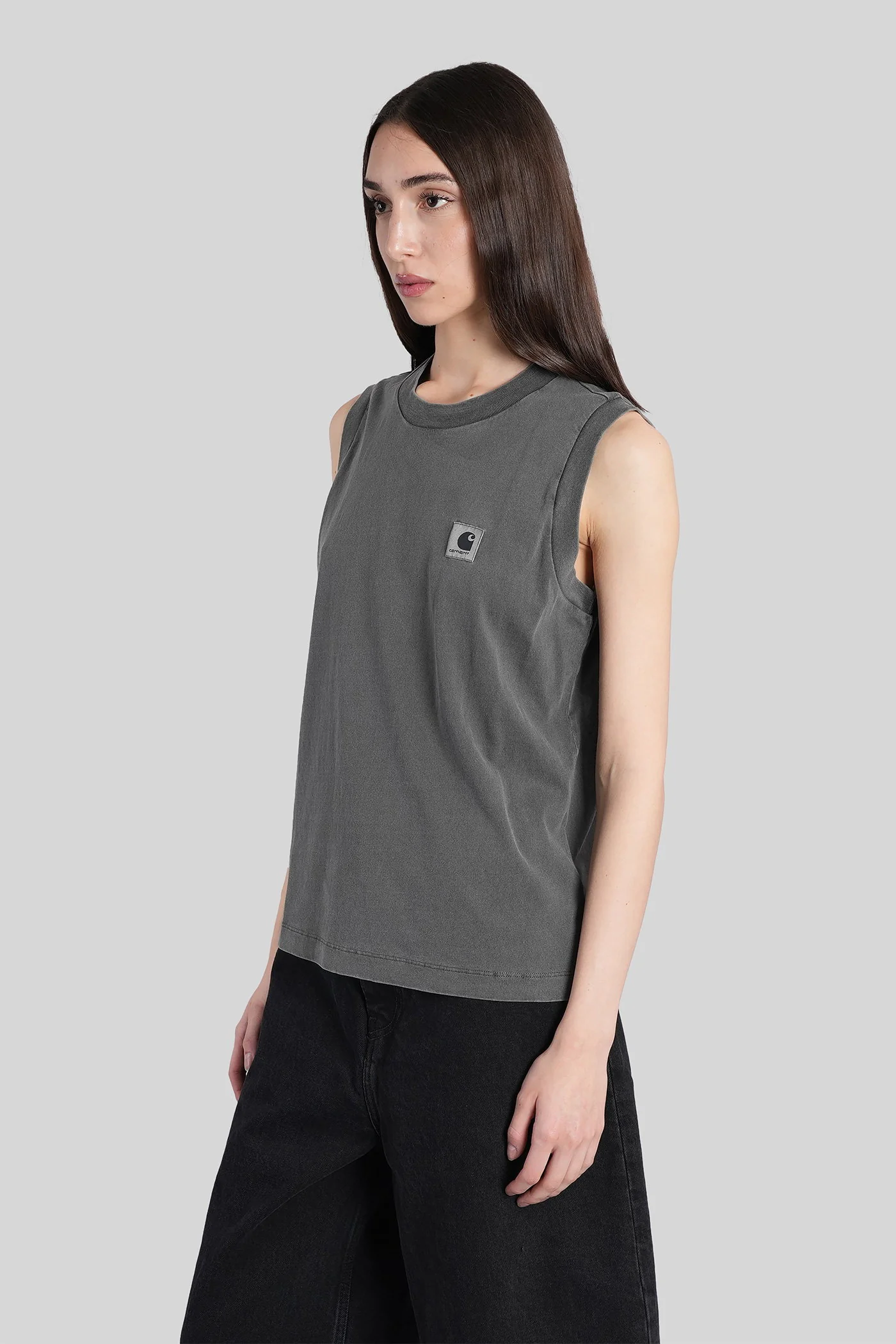 W nelson a shirt T-Shirt in grey cotton - Image 4