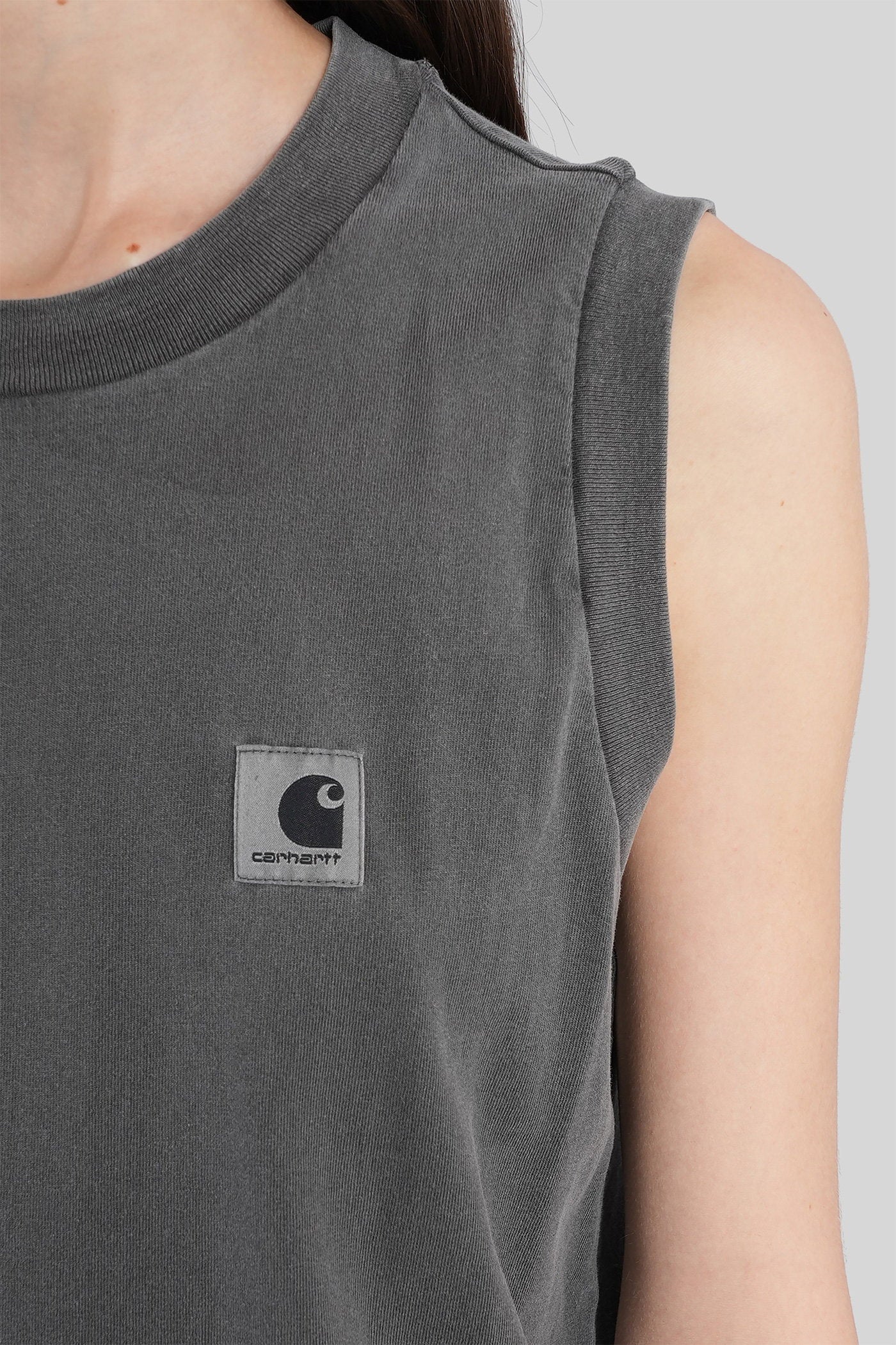 W nelson a shirt T-Shirt in grey cotton - Image 5