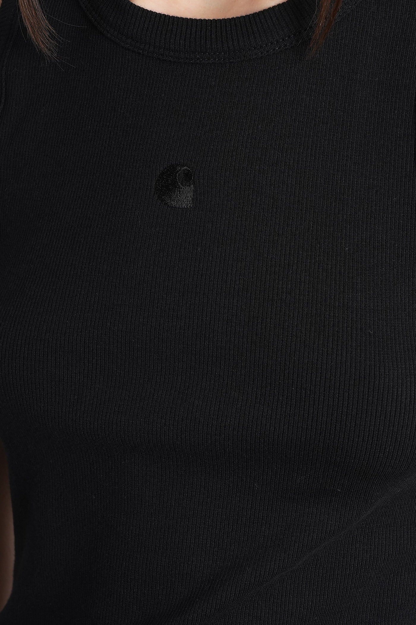 W philips a shirt tank Top in black cotton - Image 5