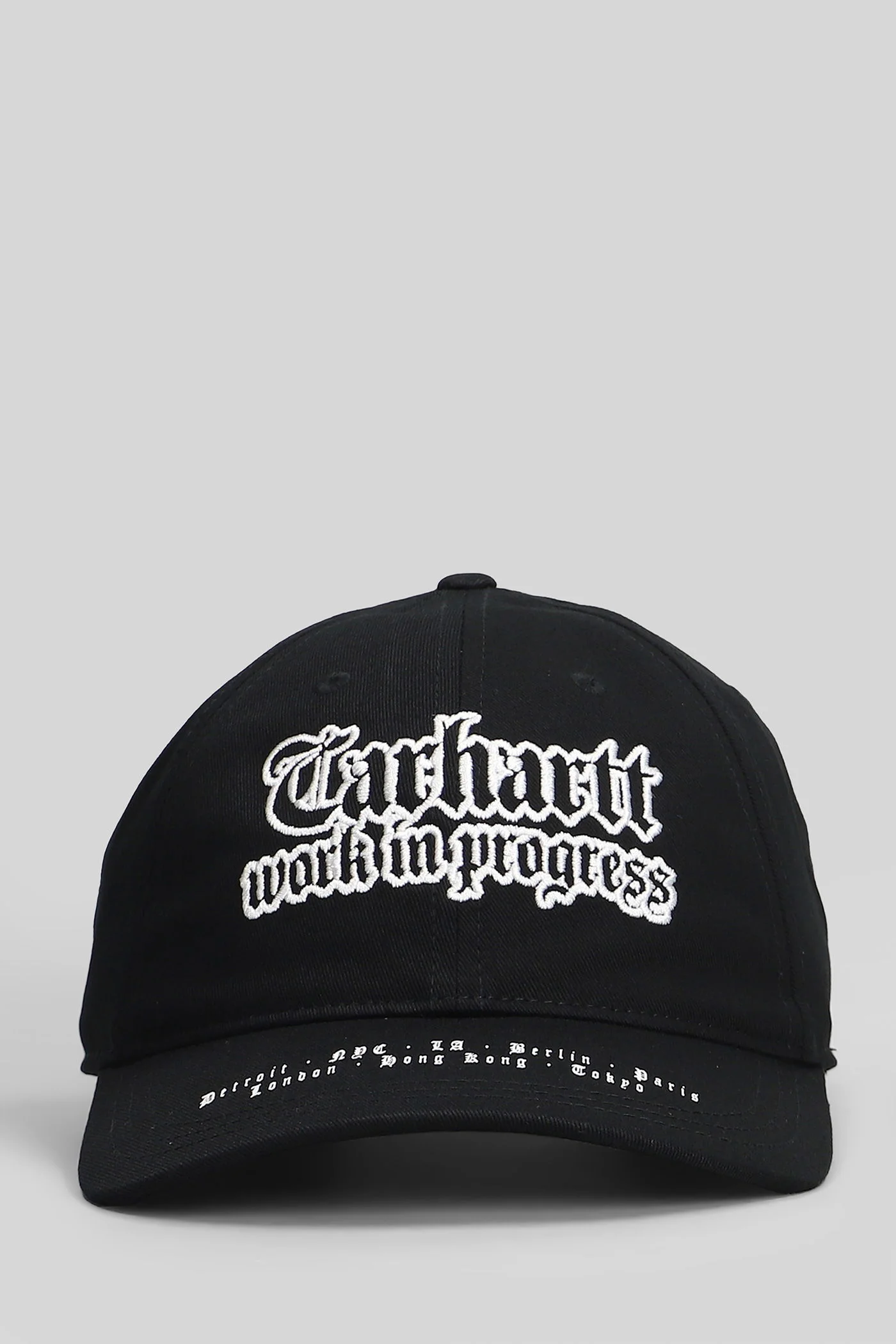 World tour cap Hats in black cotton