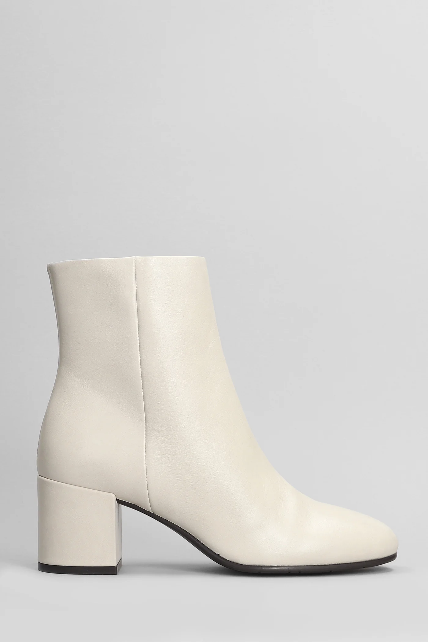 Amber Daily High heels Ankle boots in beige leather