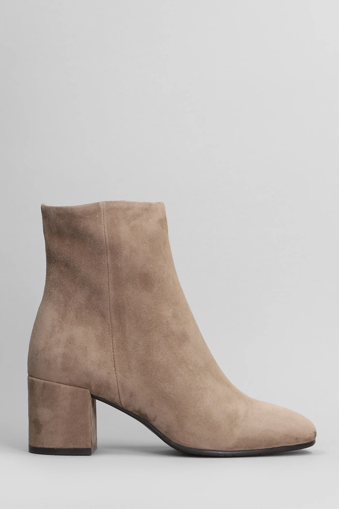 Amber Daily High heels Ankle boots in taupe suede