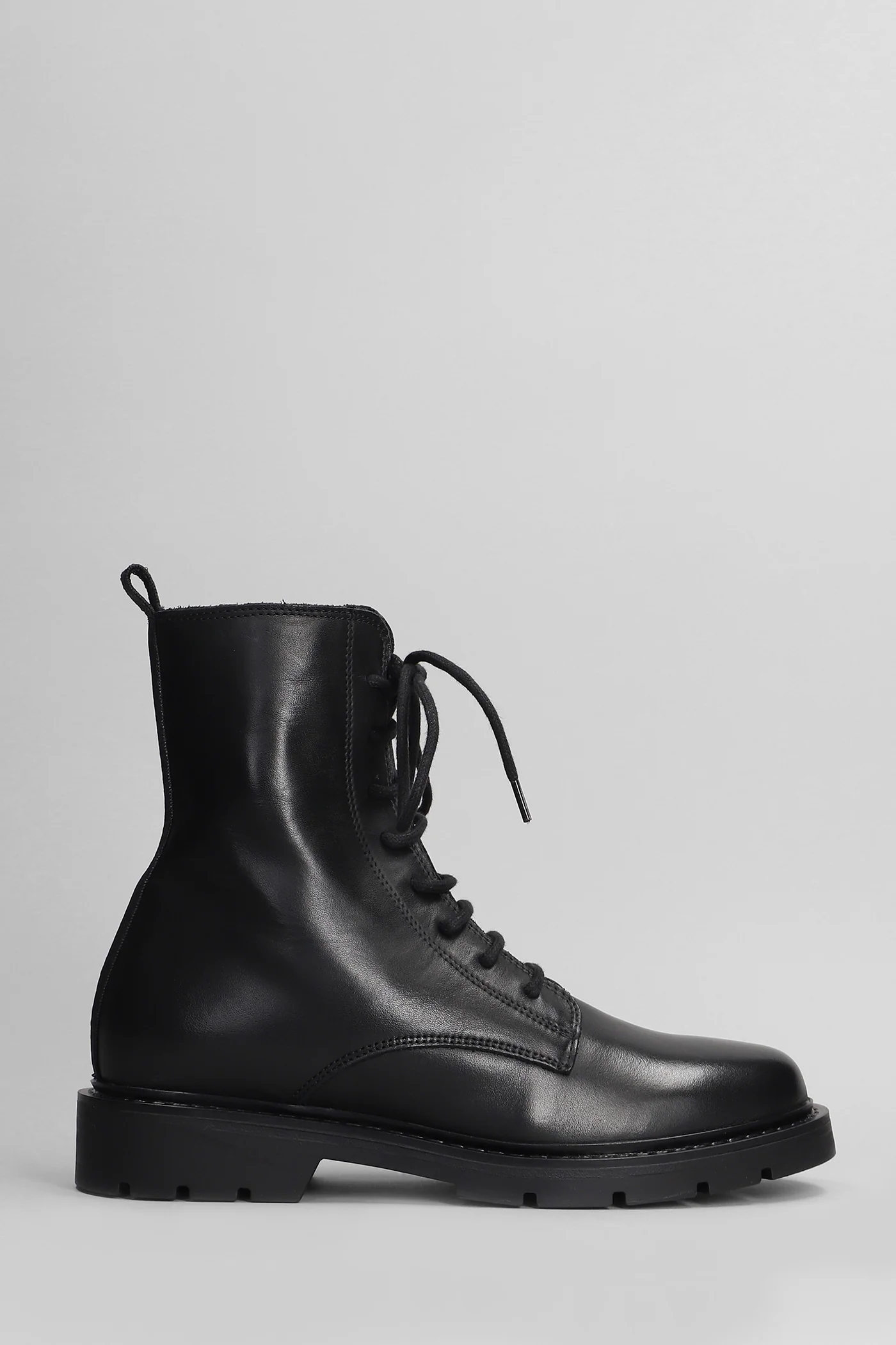 Brit Daily Combat boots in black leather