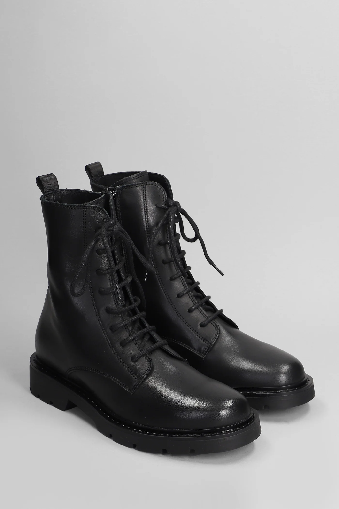 Brit Daily Combat boots in black leather - Image 2