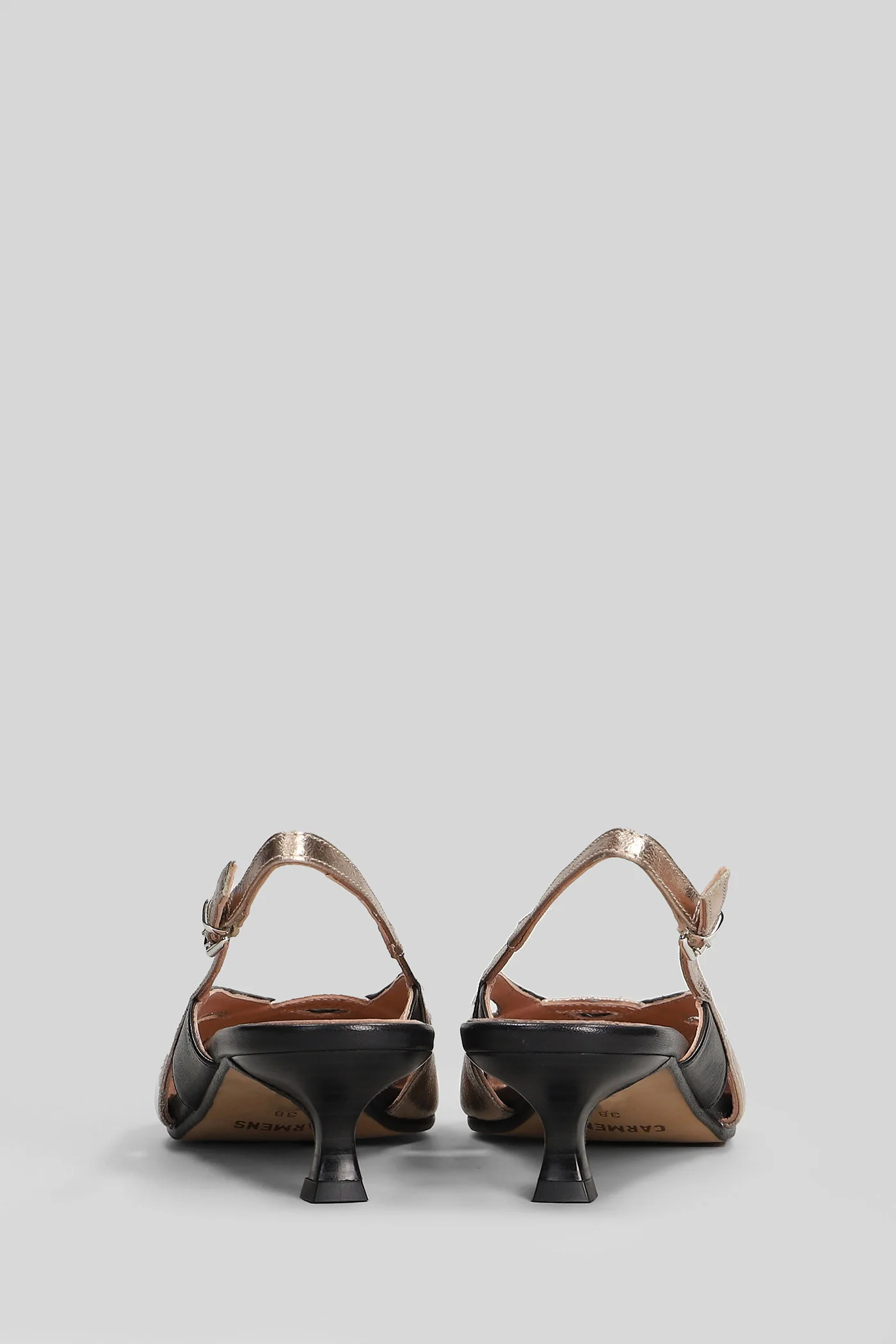 Caroline Rio Pumps in black leather - Image 4