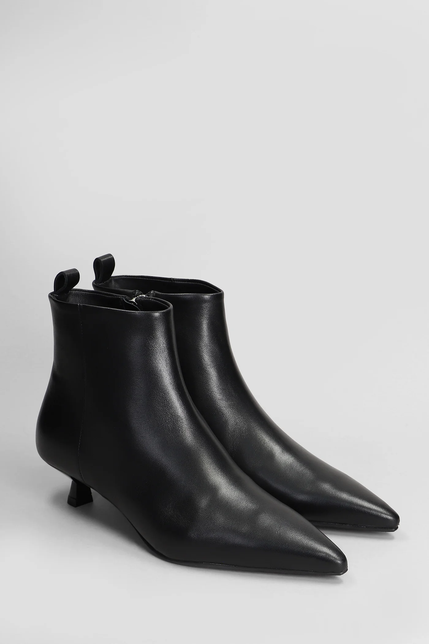 Demi Low High heels Ankle boots in black leather - Image 2