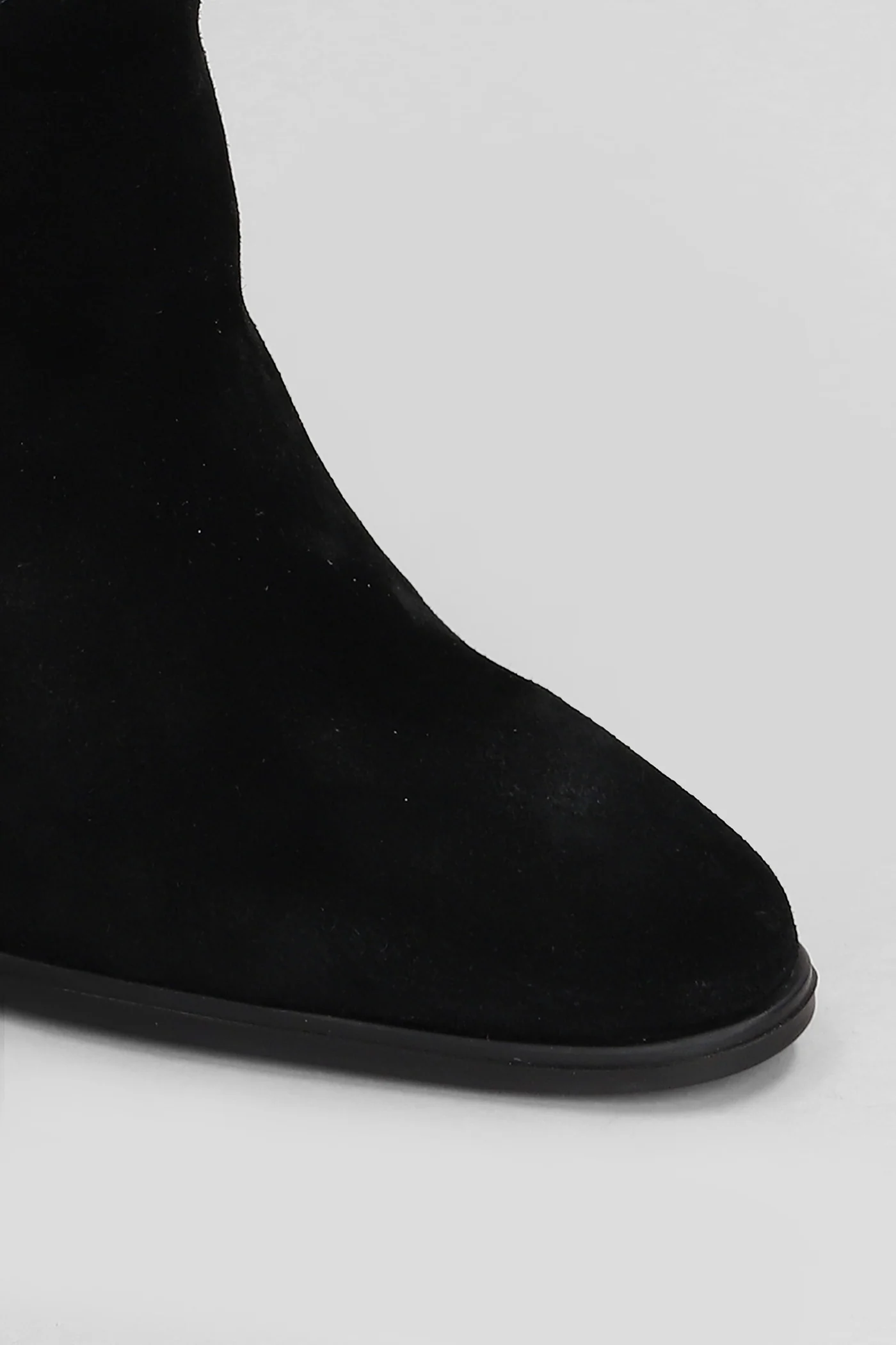 Gloria Mid M High heels Ankle boots in black suede - Image 5