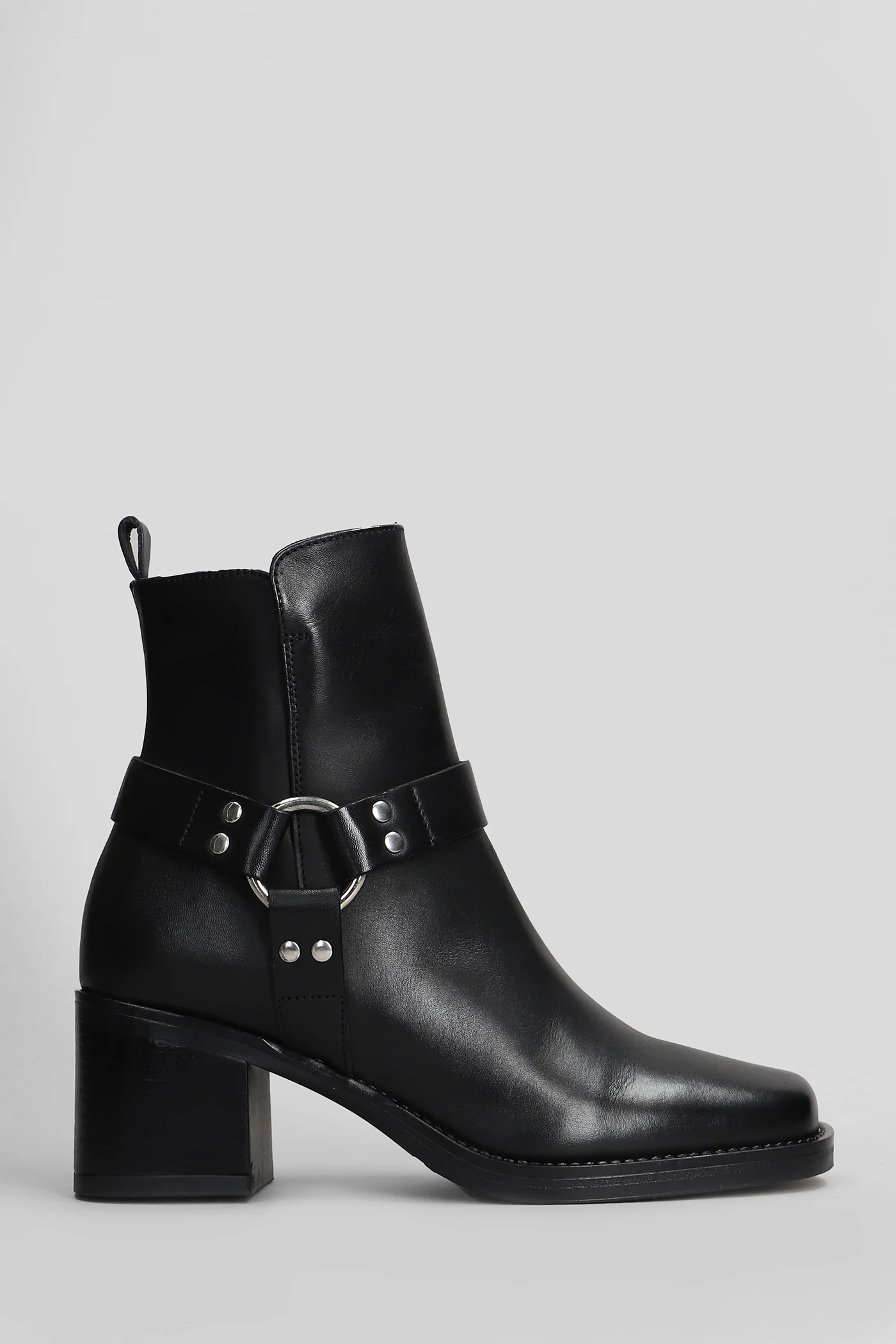 Holly Ring High heels Ankle boots in black leather