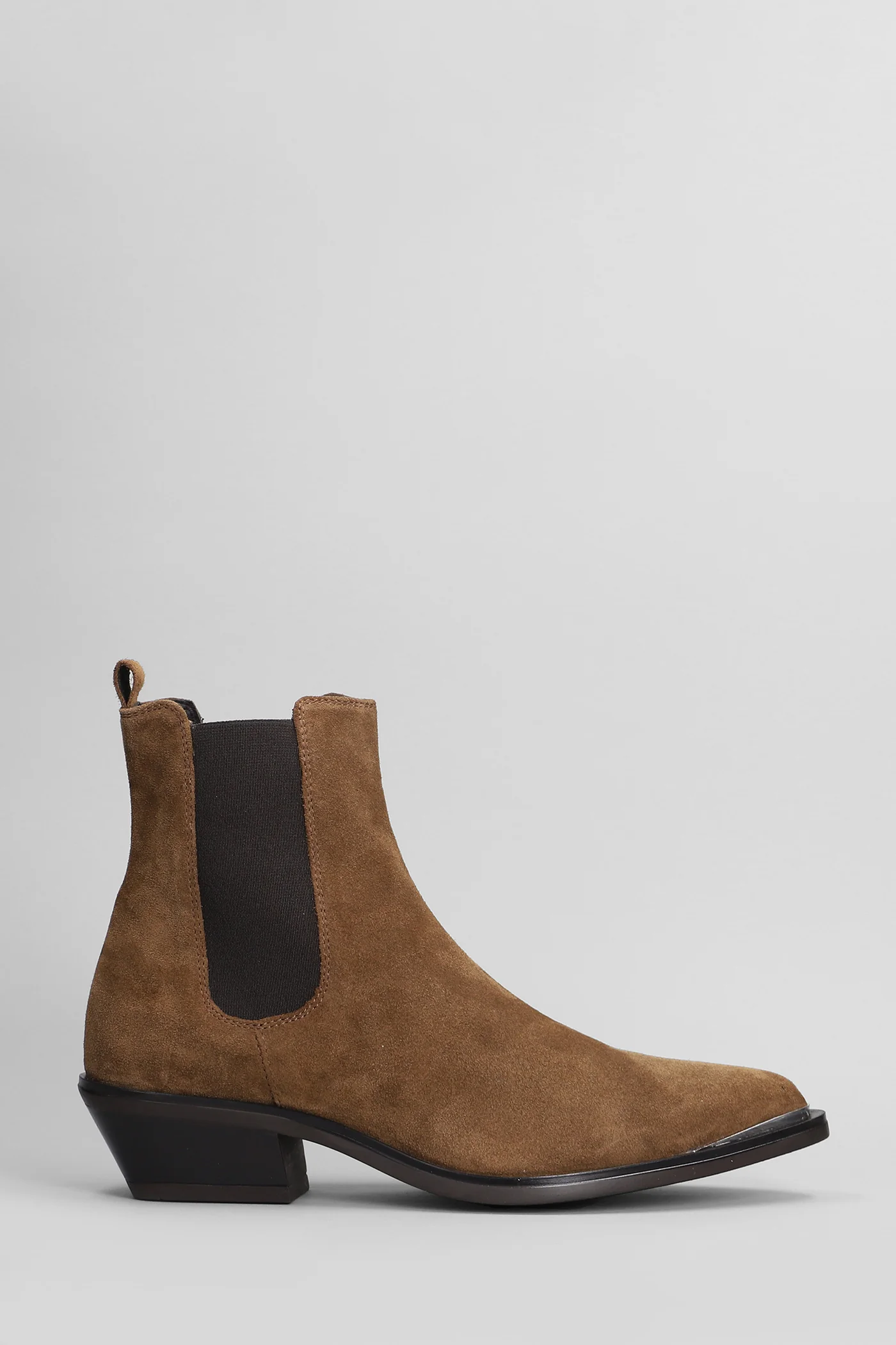 Kelly Beat C. texan Ankle boots in leather color suede
