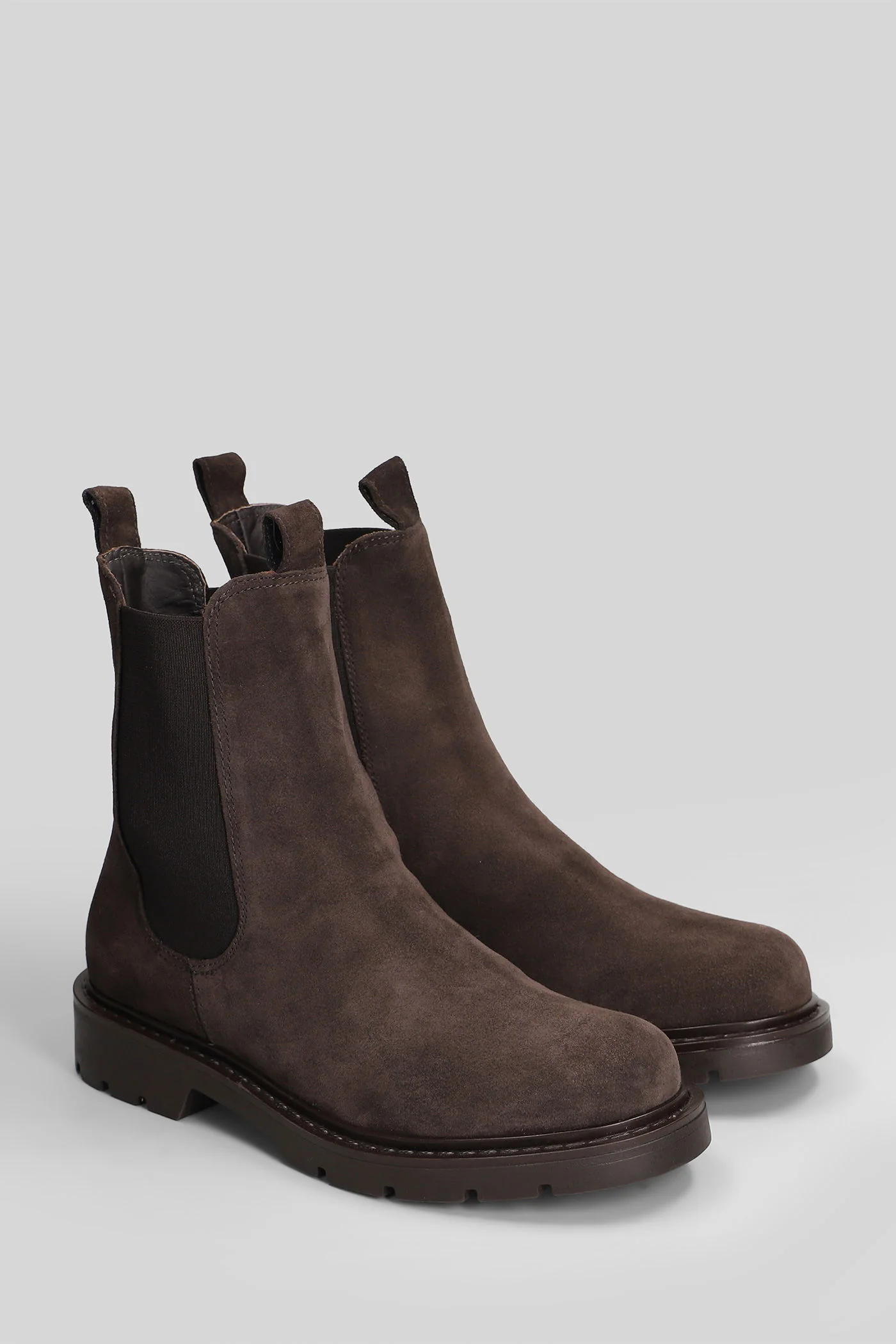 New Brit Beat Combat boots in dark brown suede - Image 2
