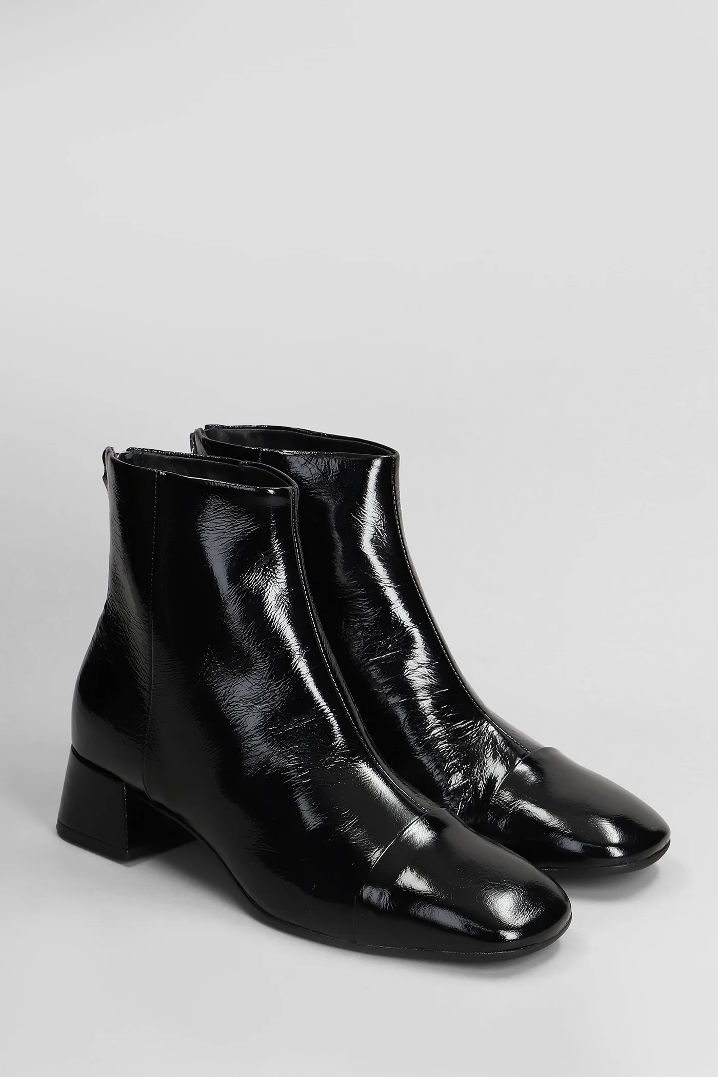 Rose Back High heels Ankle boots in black patent leather - Image 2