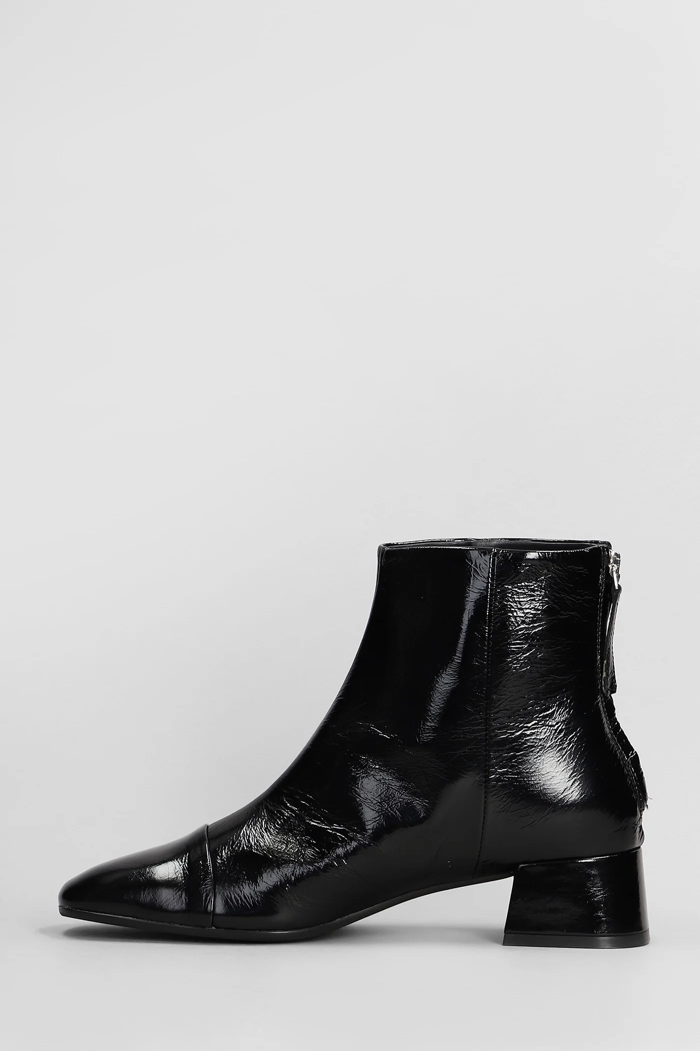 Rose Back High heels Ankle boots in black patent leather - Image 3
