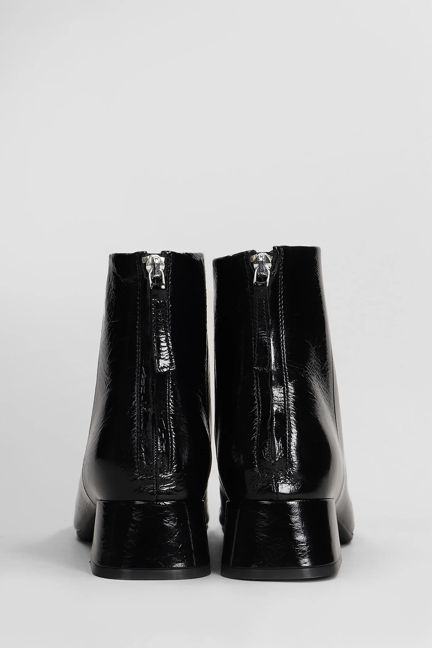Rose Back High heels Ankle boots in black patent leather - Image 4