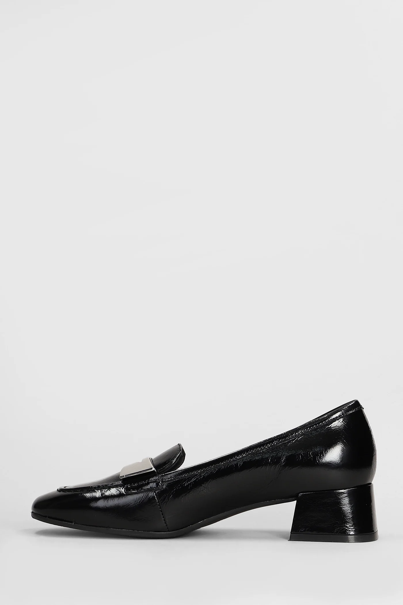 Rose Day Pumps in black leather - Image 3