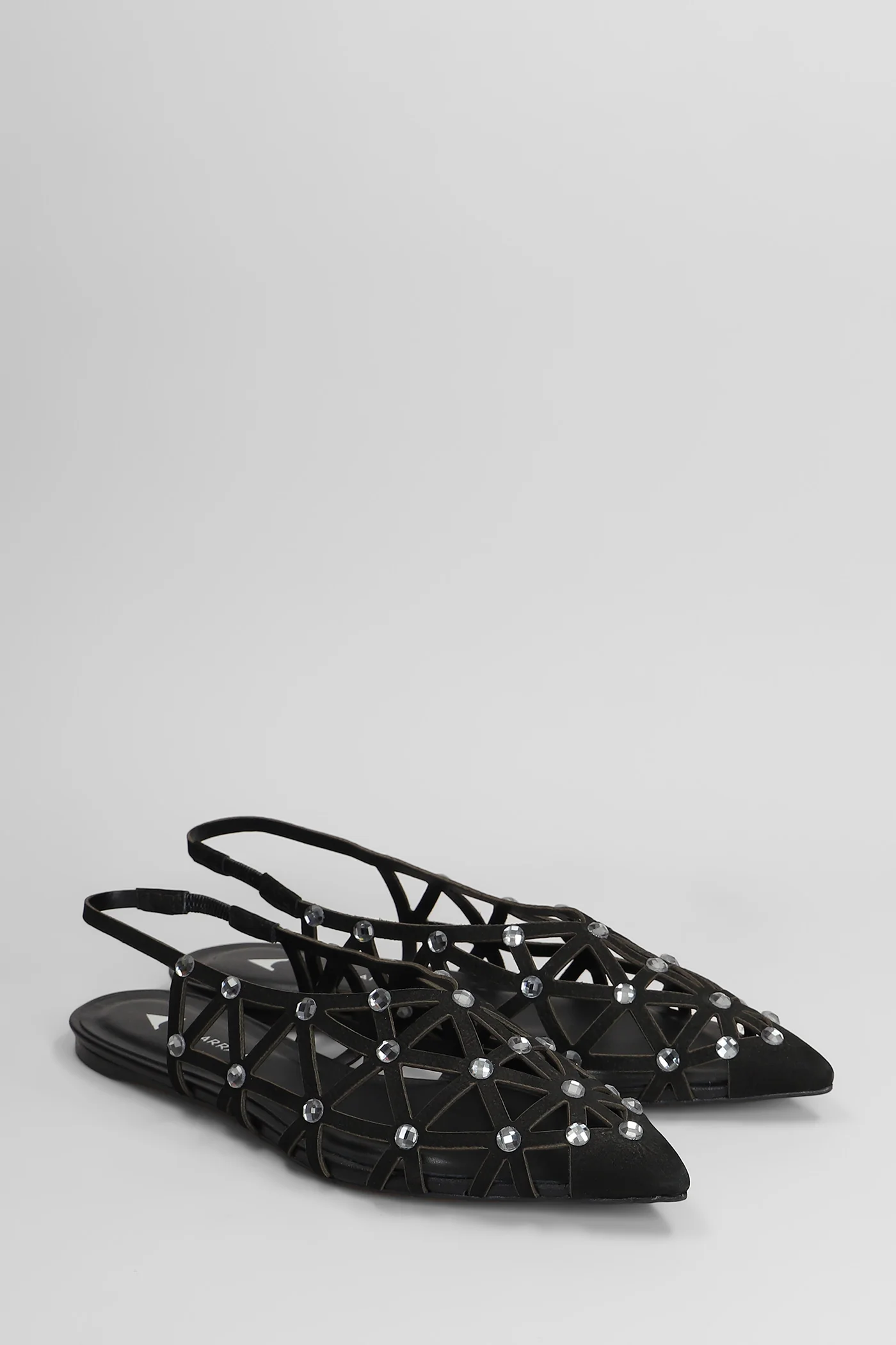 Ballet flats in black nubuck - Image 2