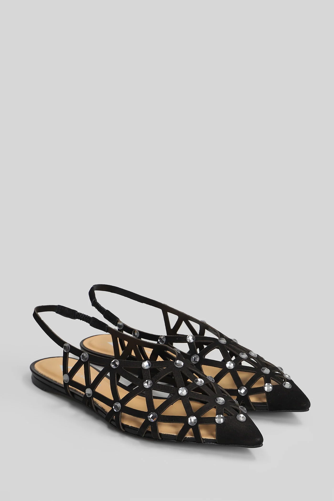 Ballet flats in black nubuck - Image 2