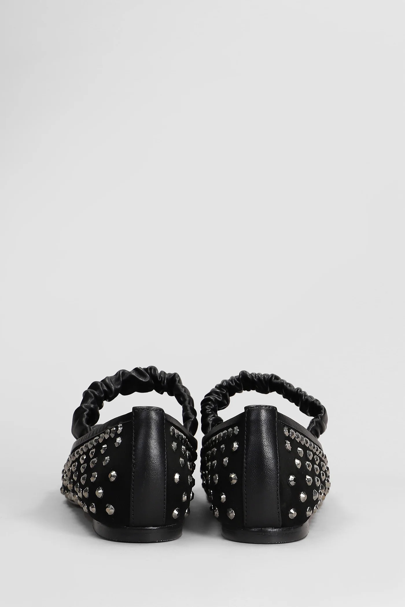 Ballet flats in black nubuck - Image 4