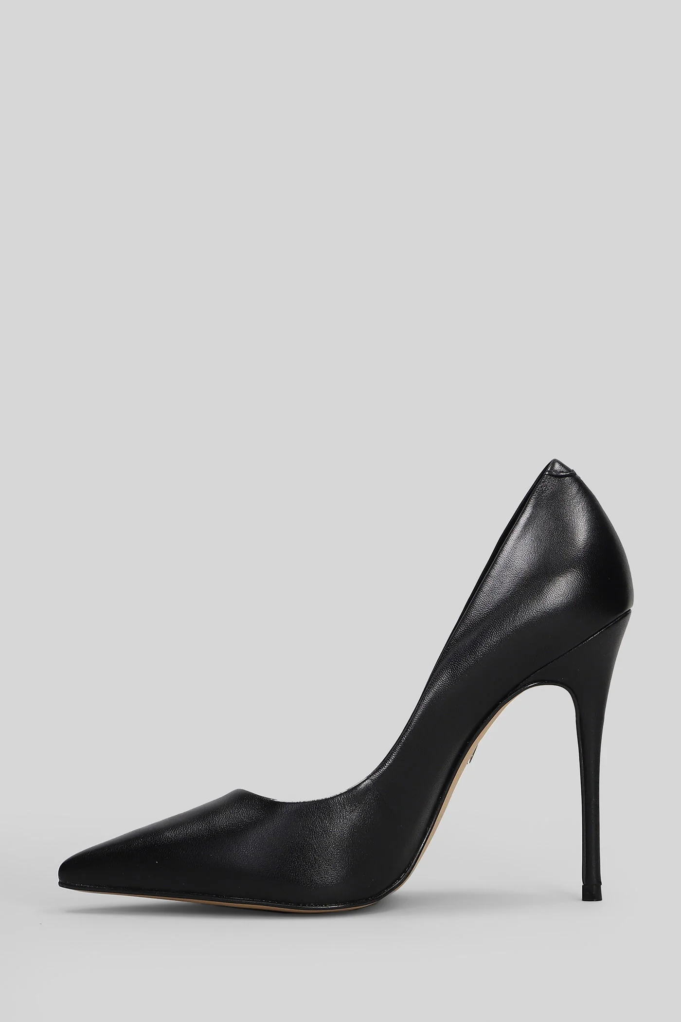 Pumps in black leather - Image 3
