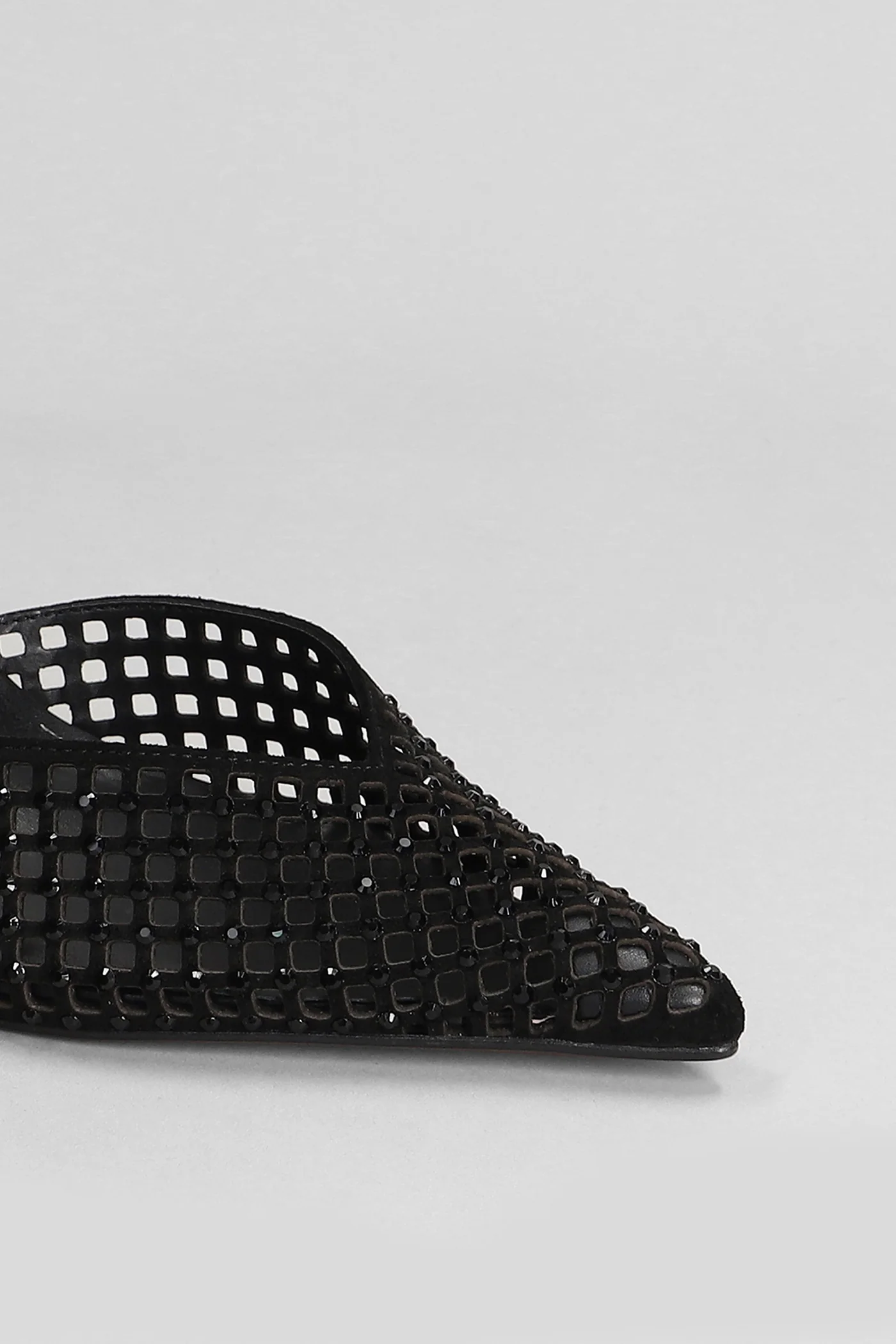 Pumps in black suede and leather - Image 5
