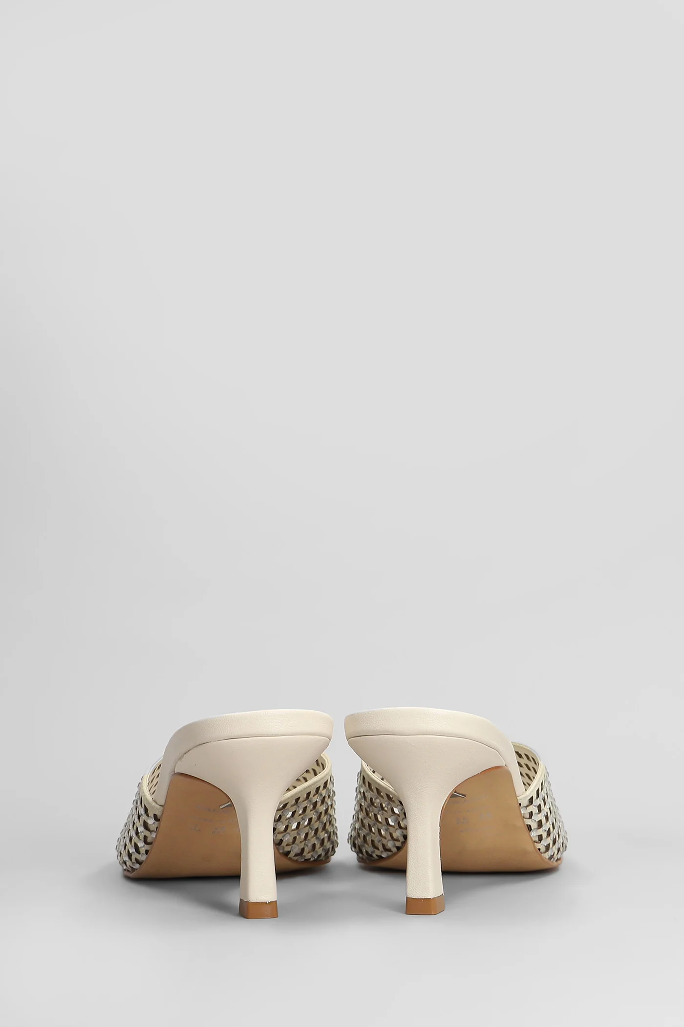 Slipper-Mule in white leather - Image 4