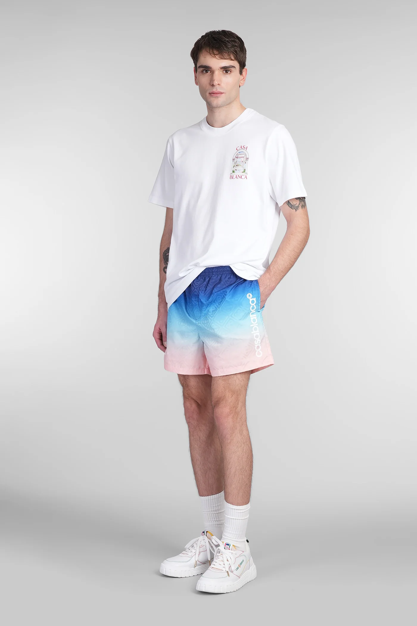 Beachwear in multicolor polyester - Image 2