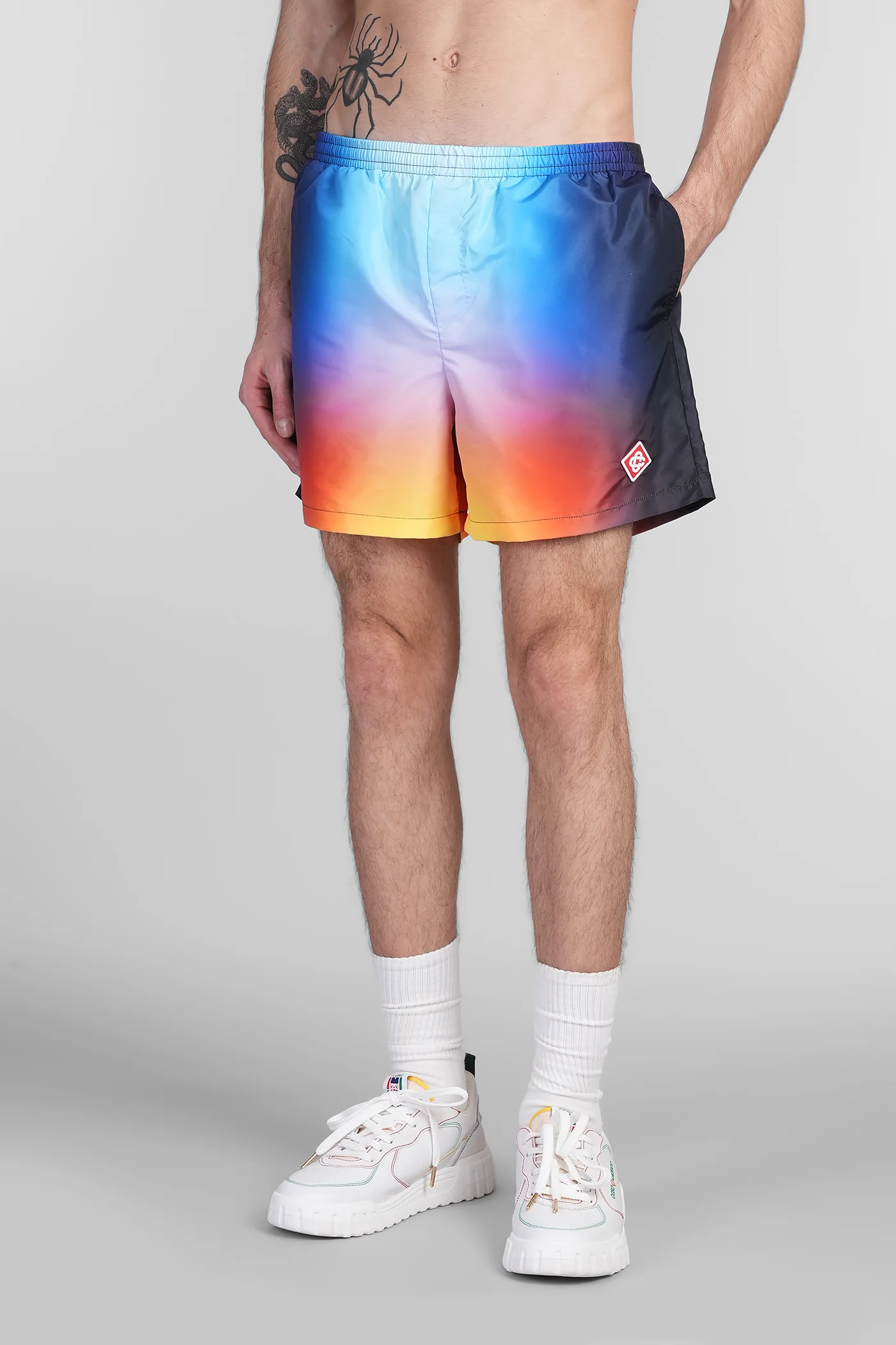 Beachwear in multicolor polyester