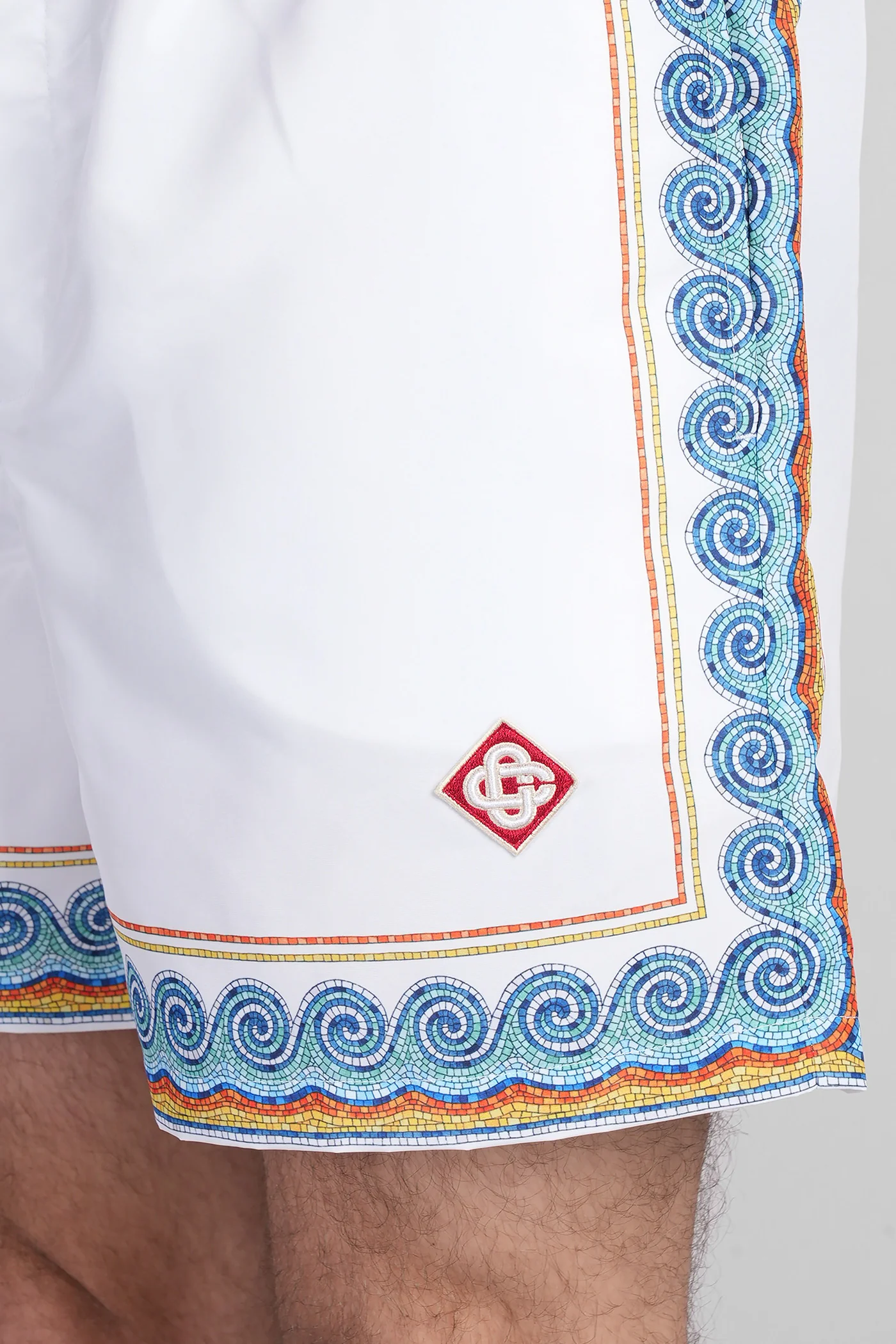 Beachwear in white polyester - Image 5