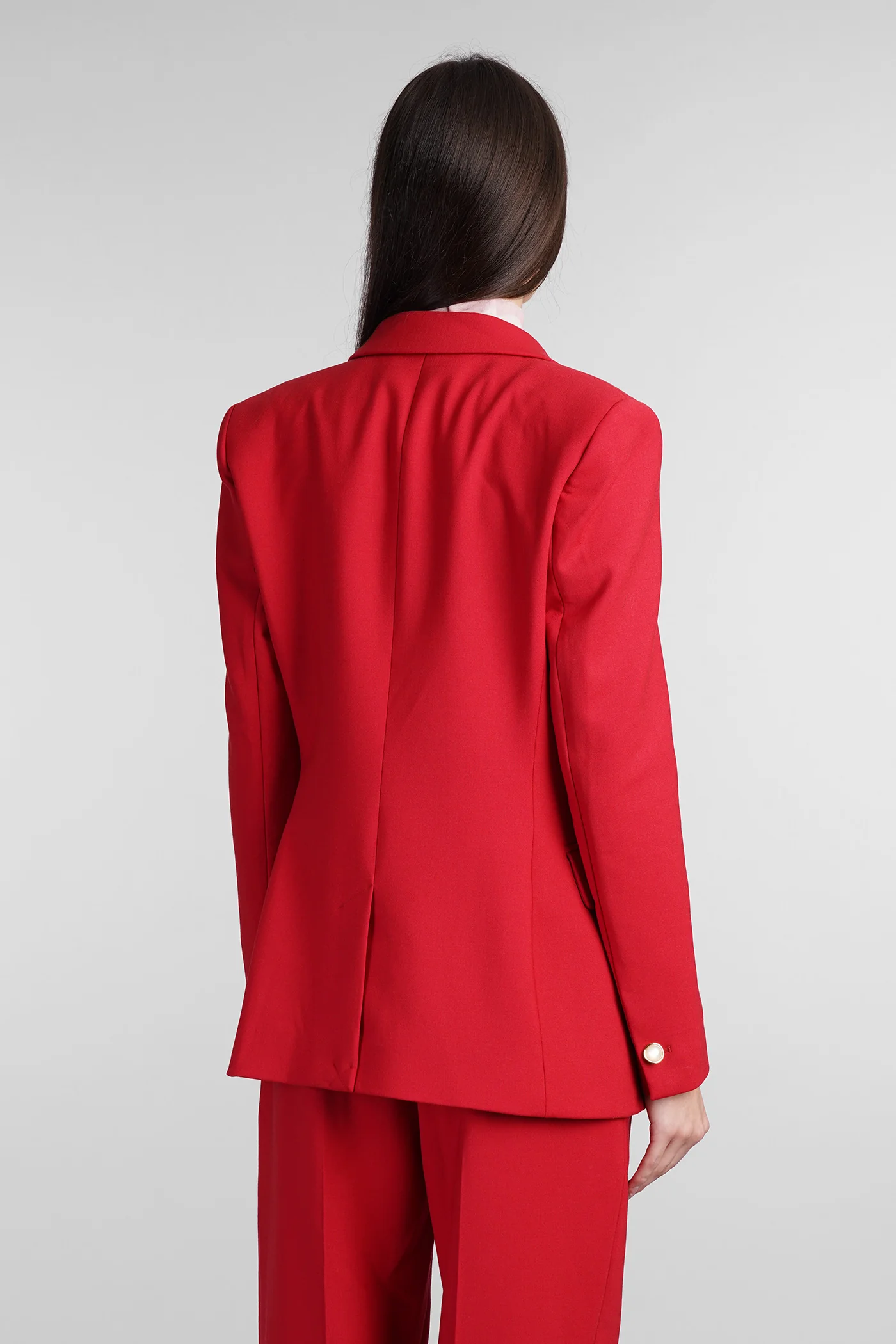 Blazer in red wool - Image 3