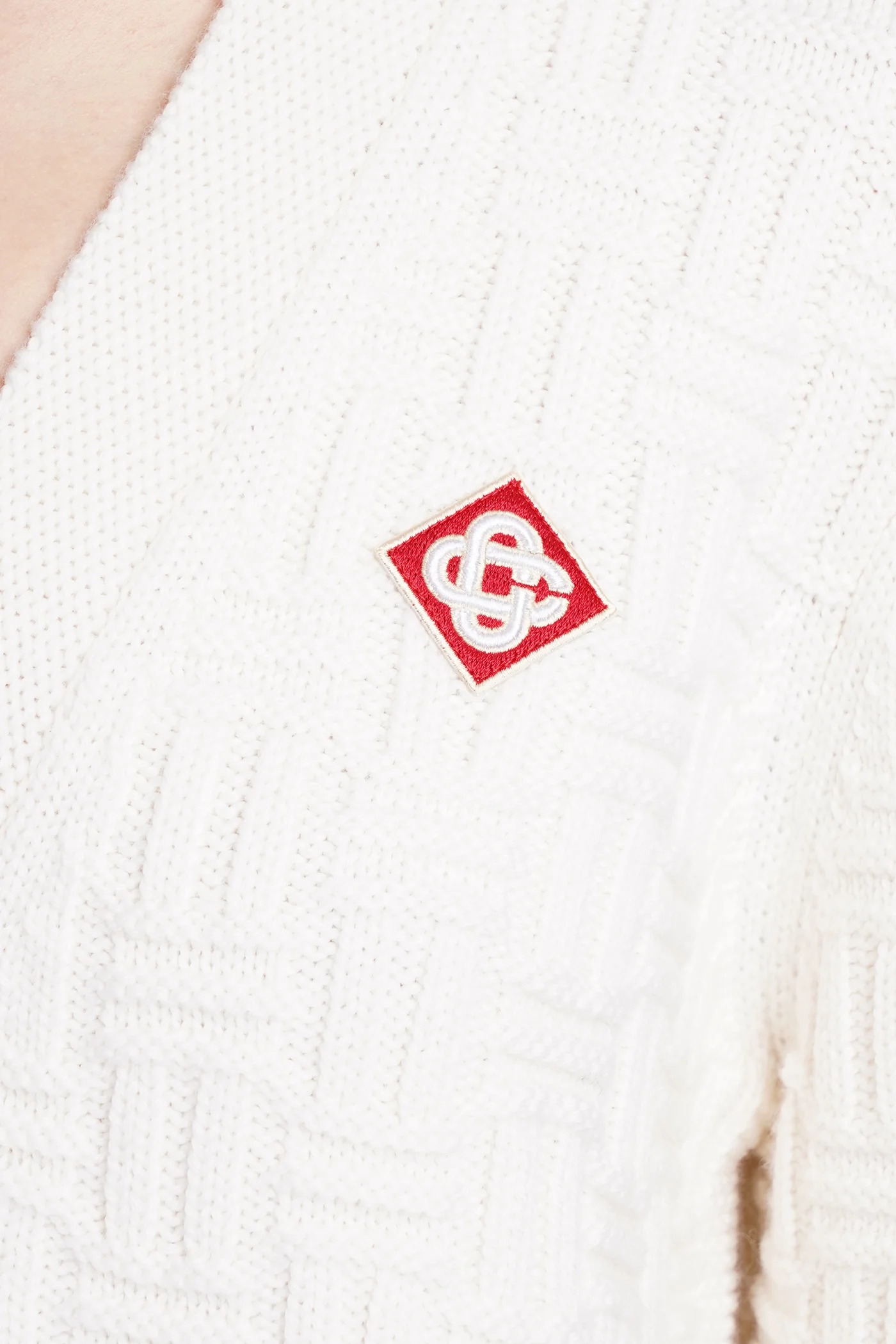 Cardigan in beige wool - Image 5
