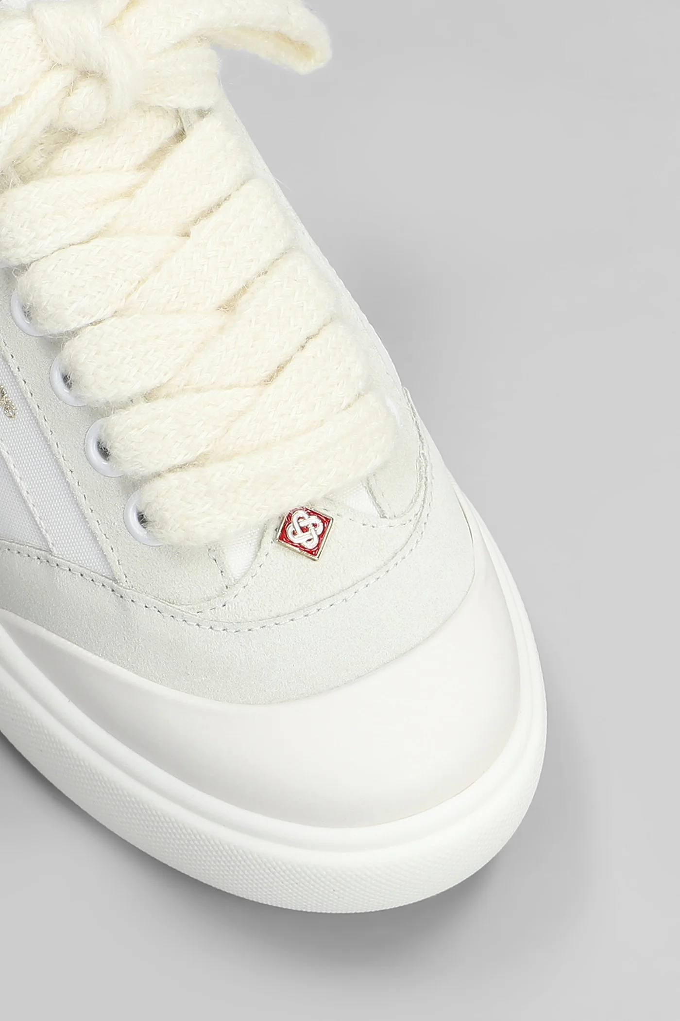 Del mer Sneakers in white suede and leather - Image 5