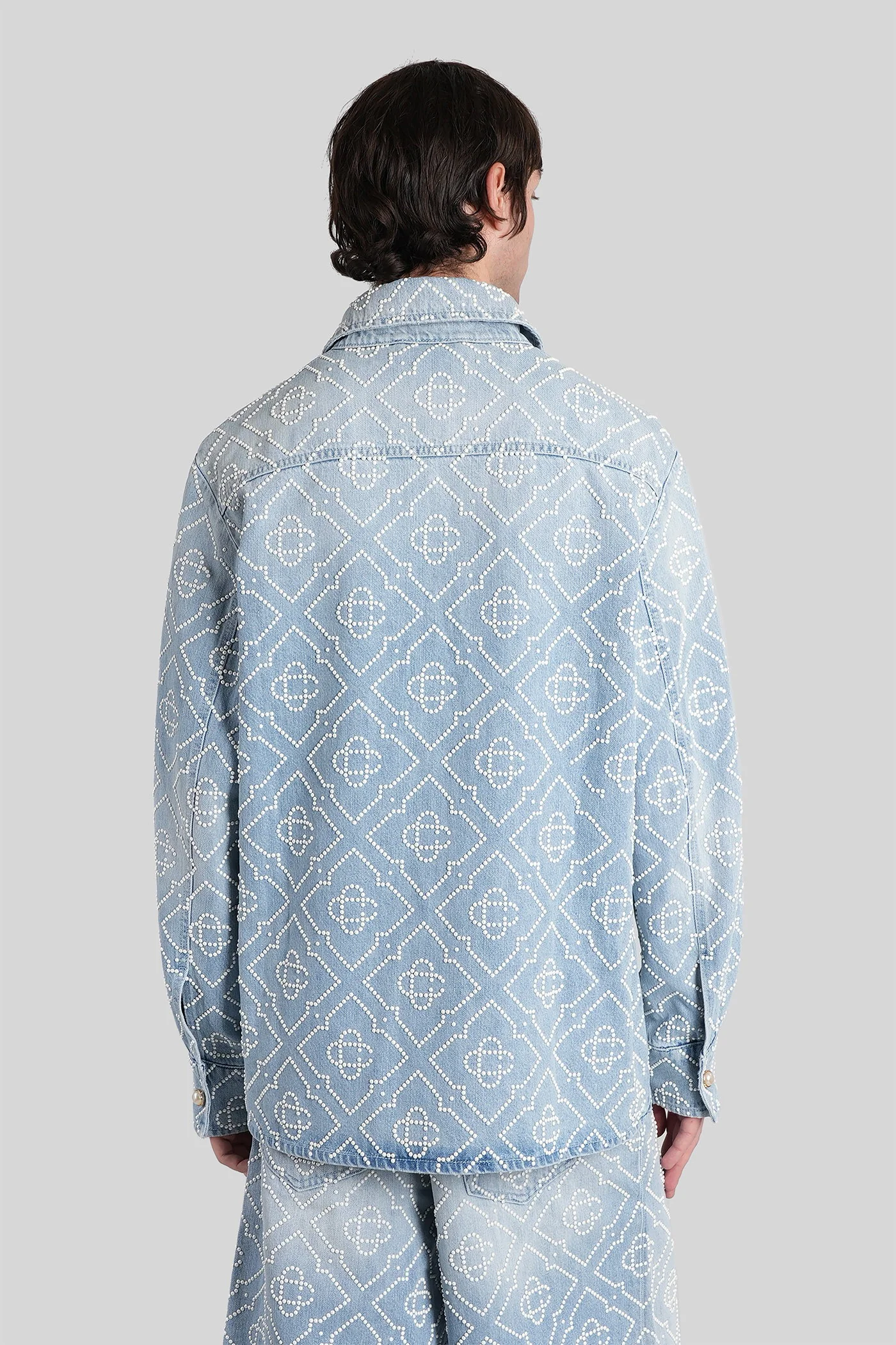 Denim Jackets in cyan denim - Image 3
