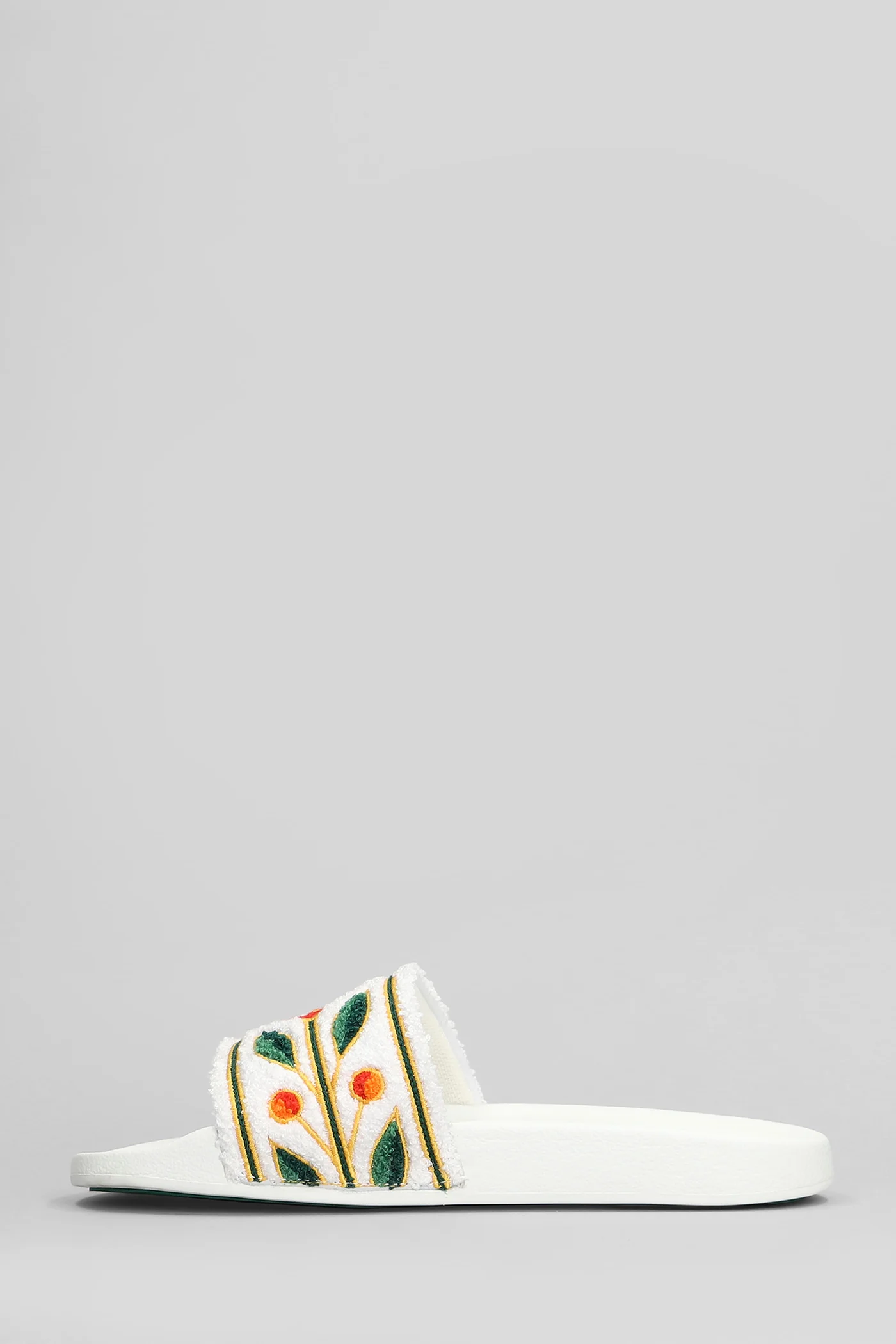Flats in white polyester - Image 3