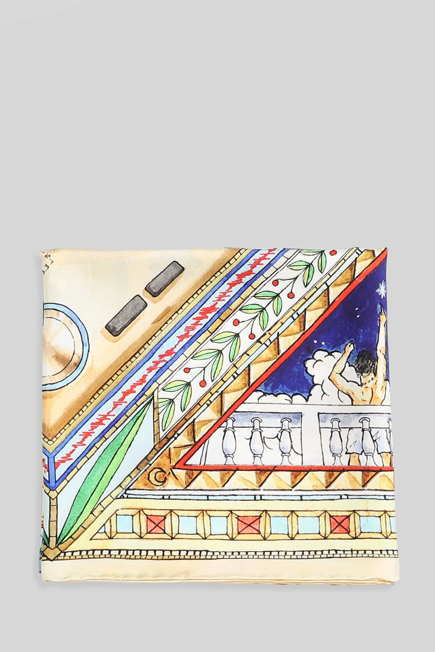 Foulard in multicolor silk