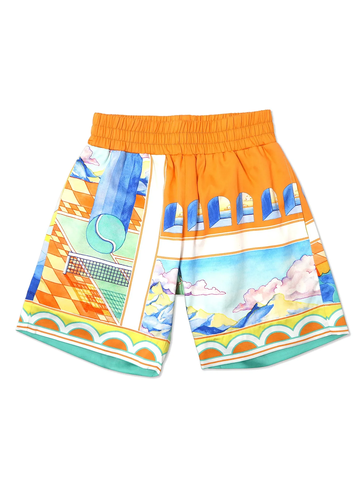 Shorts in multicolor polyester