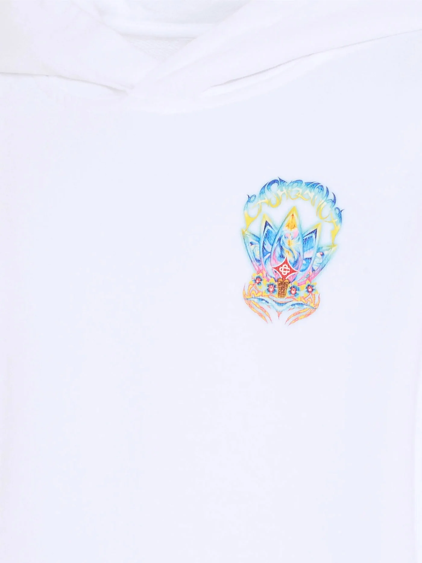 Sweatshirt in white cotton - Image 3