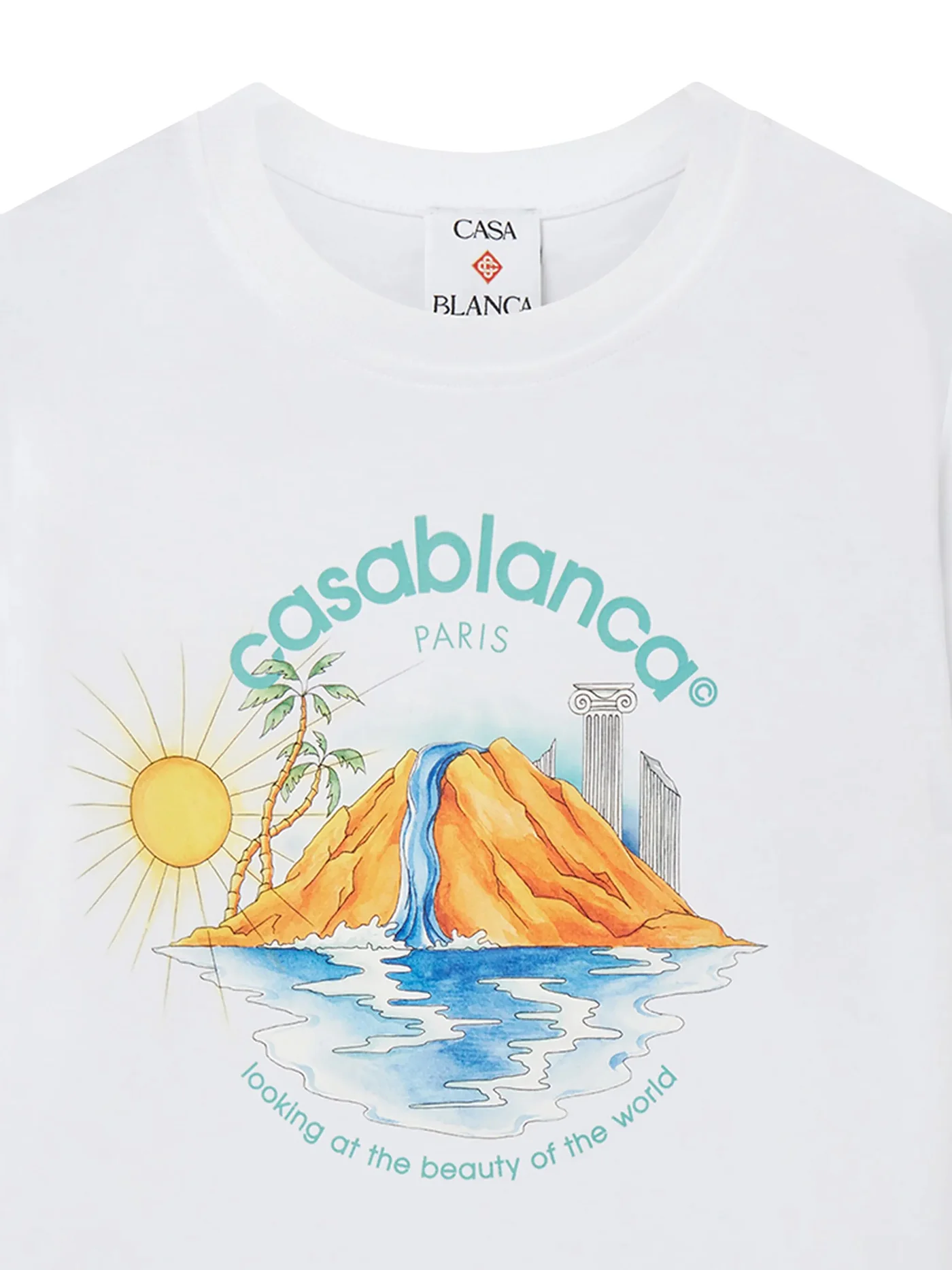 T-Shirt in white cotton - Image 3