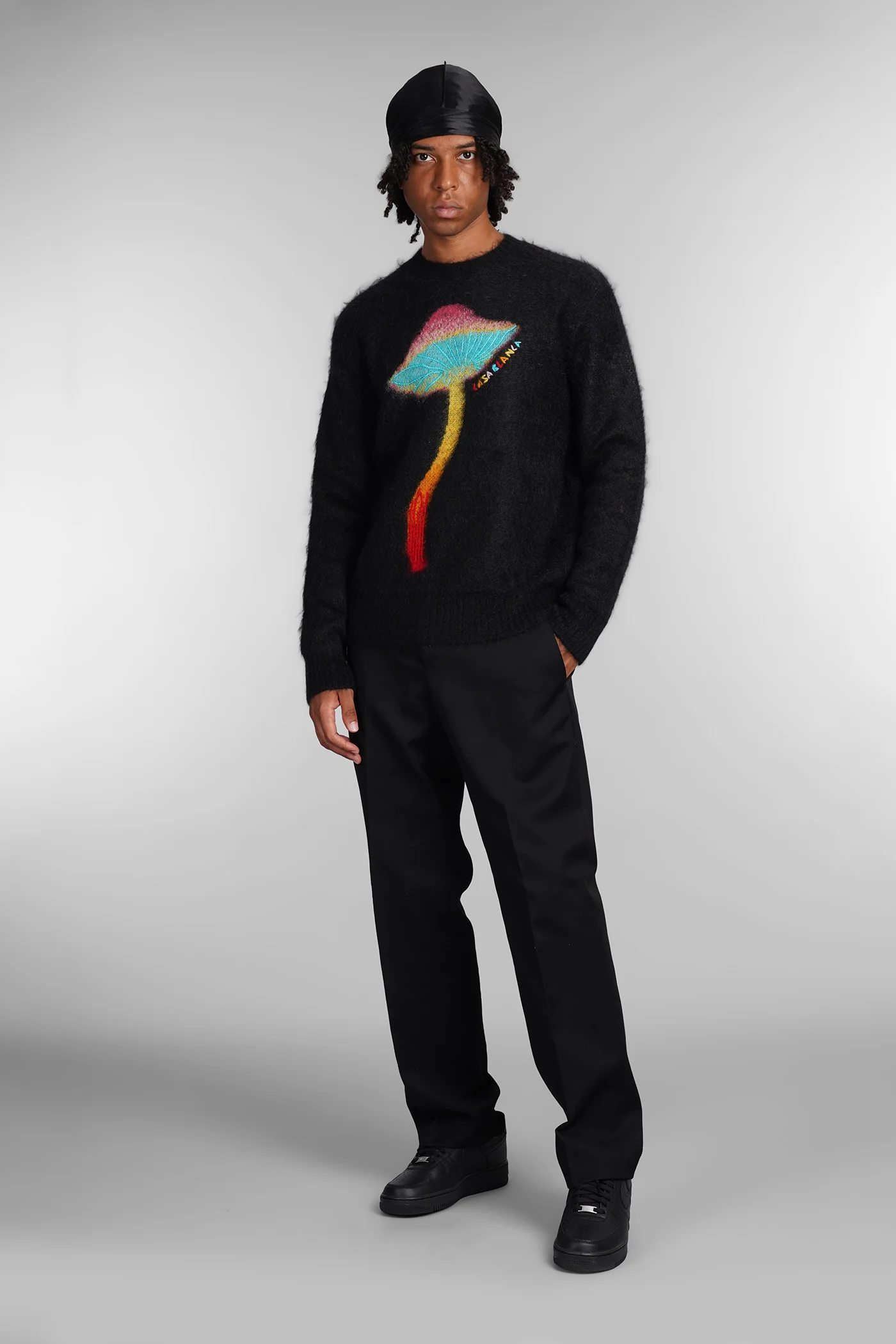 Knitwear in black nylon - Image 2