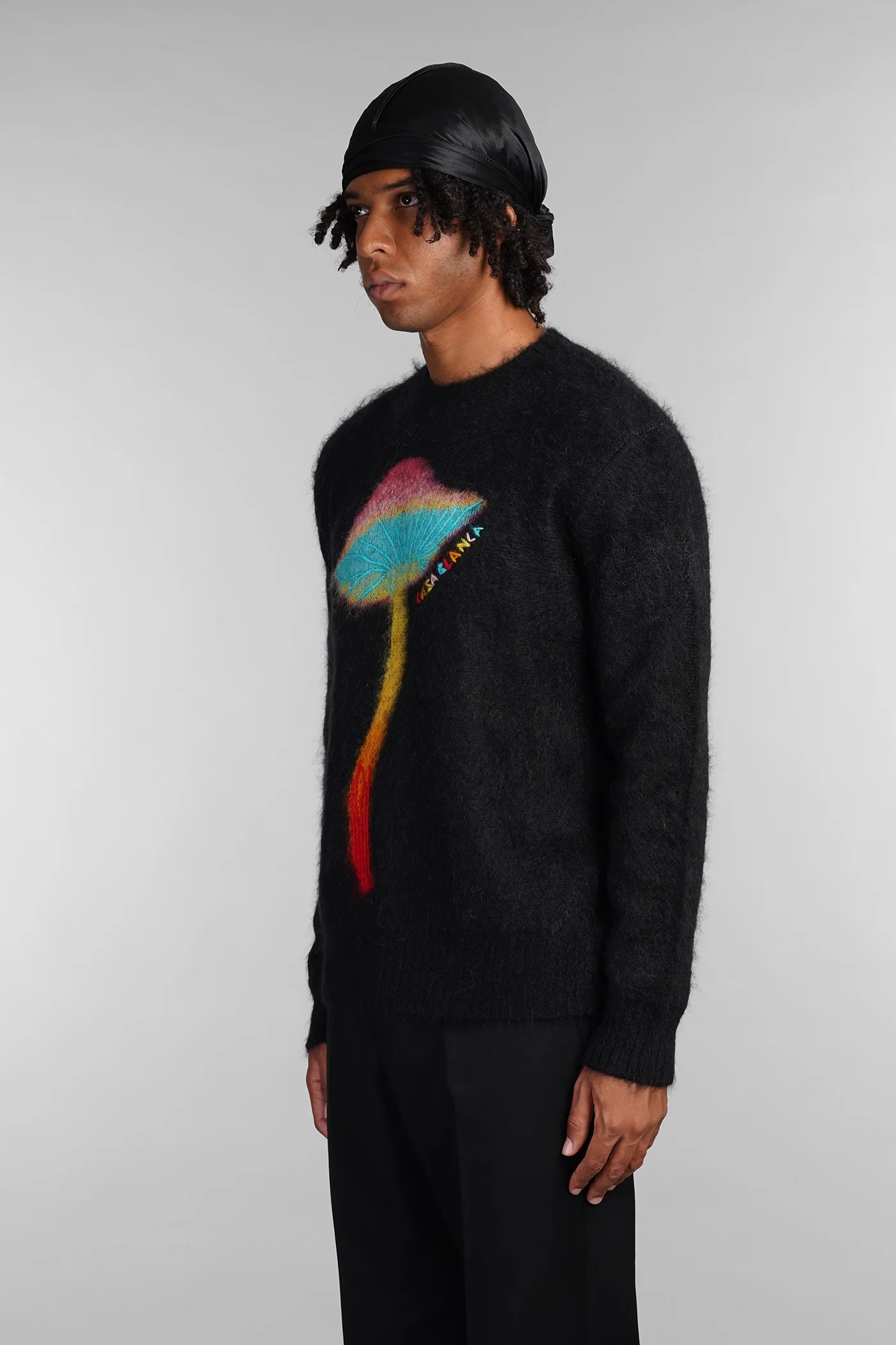 Knitwear in black nylon - Image 4