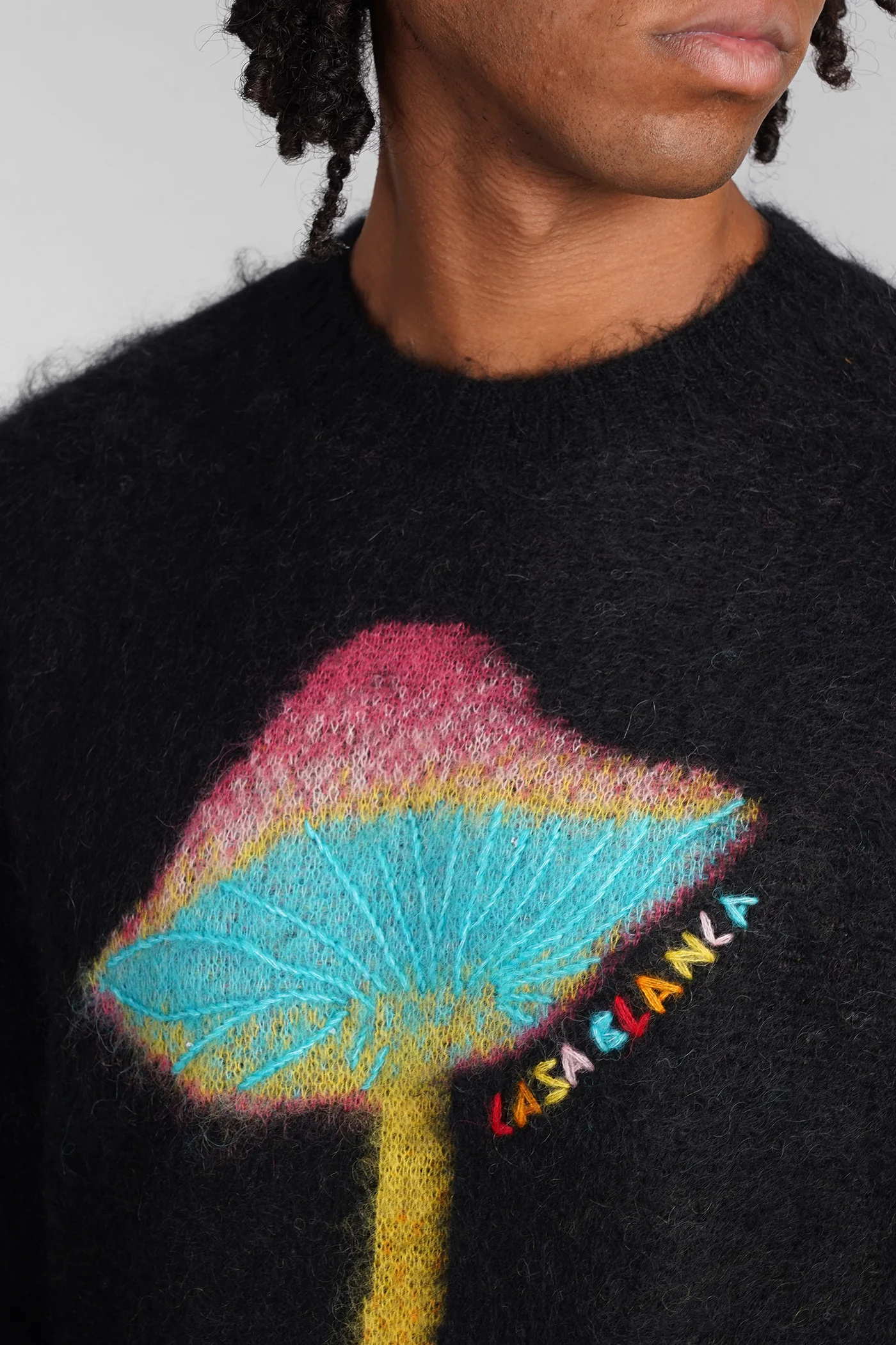 Knitwear in black nylon - Image 5