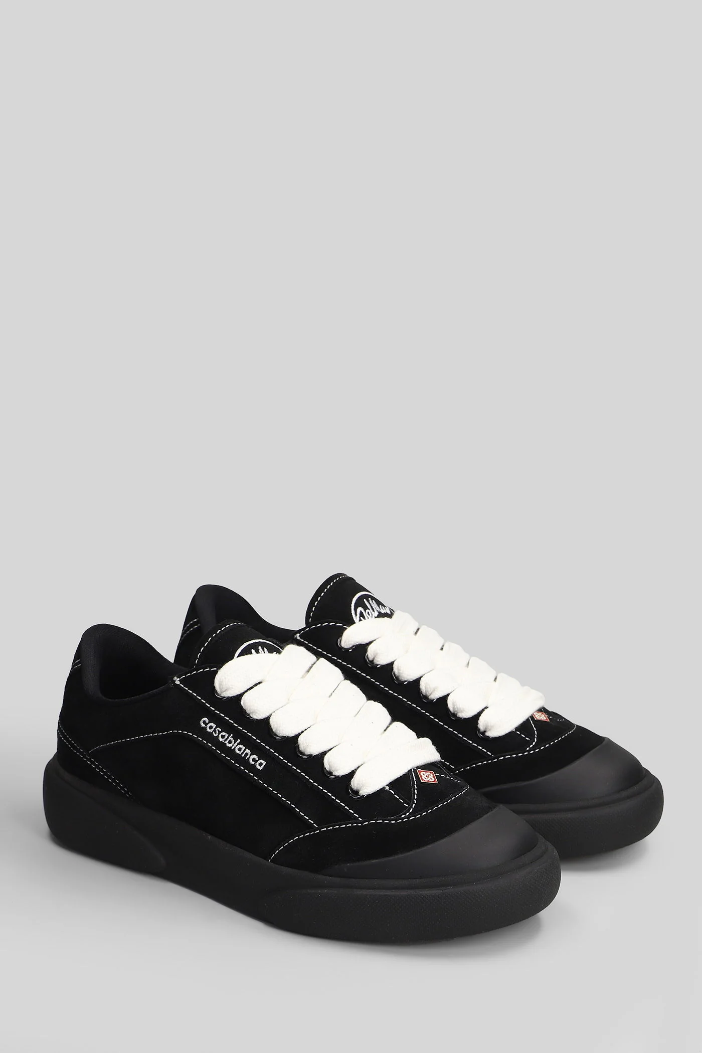 Mens del mar Sneakers in black suede - Image 2