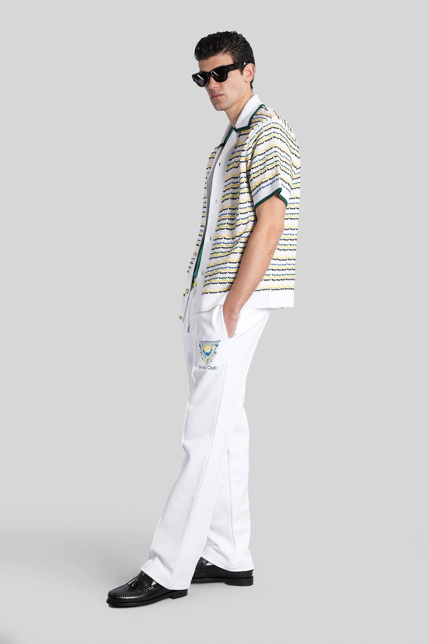 Pants in white cotton - Image 2