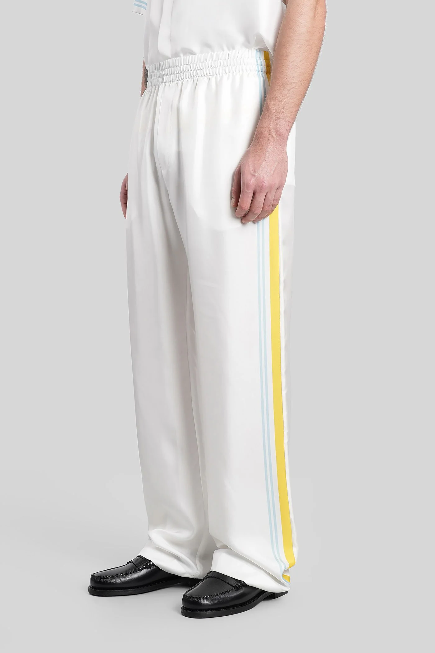 Pants in white silk - Image 4