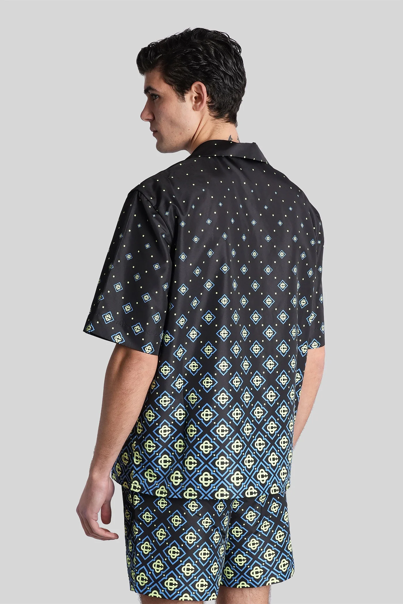 Shirt in black polyester - Image 3