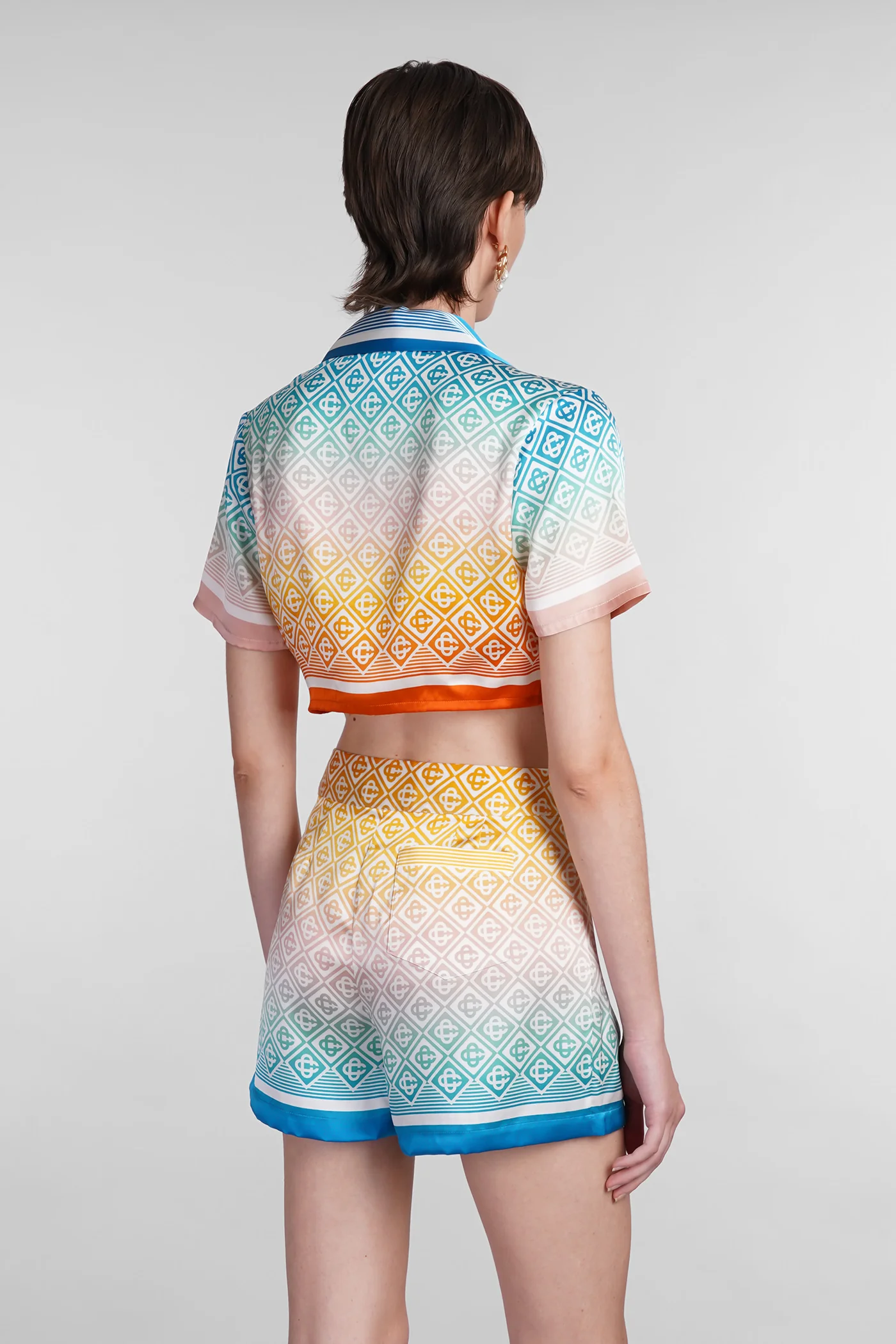 Shirt in multicolor silk - Image 2
