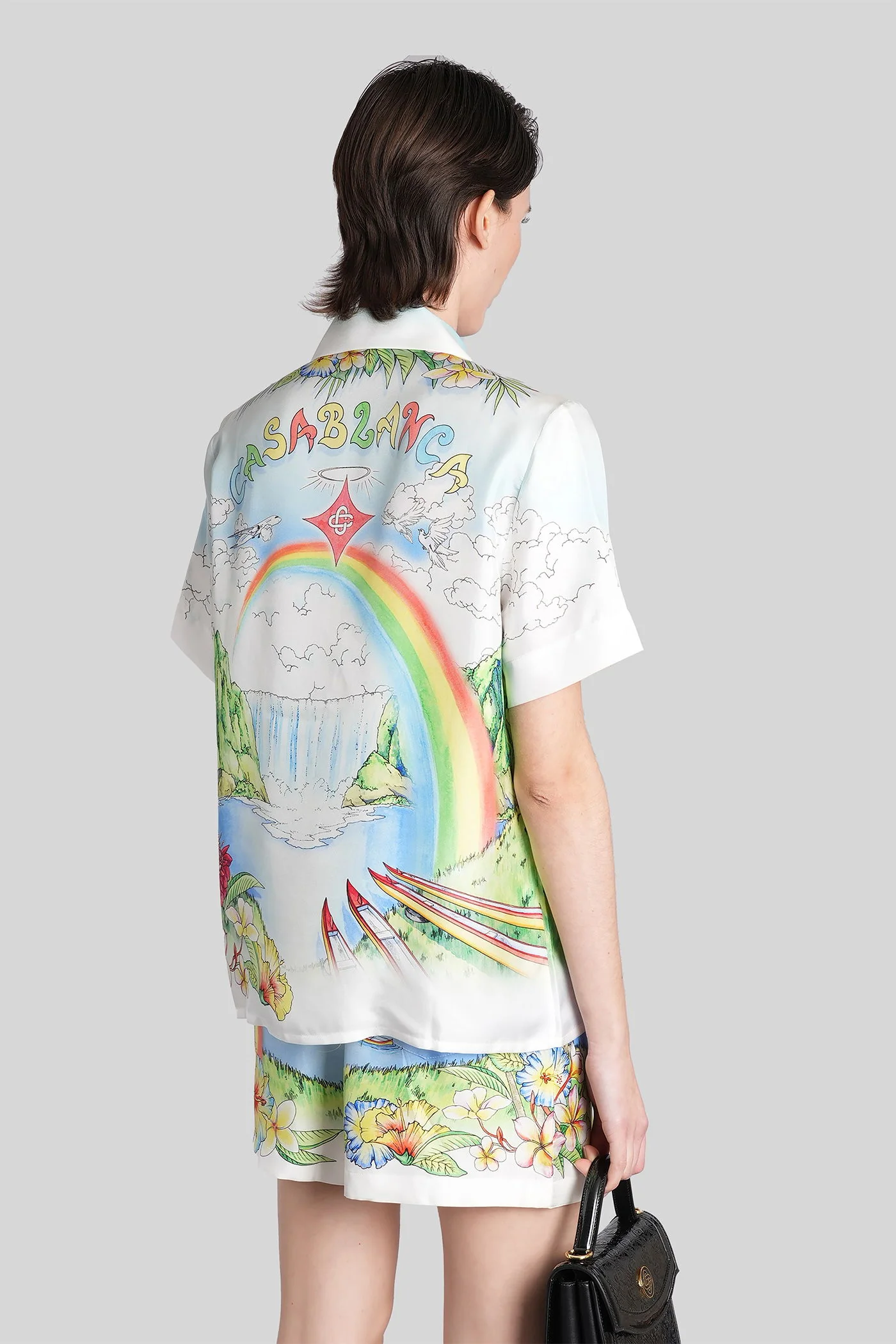 Shirt in multicolor silk - Image 3