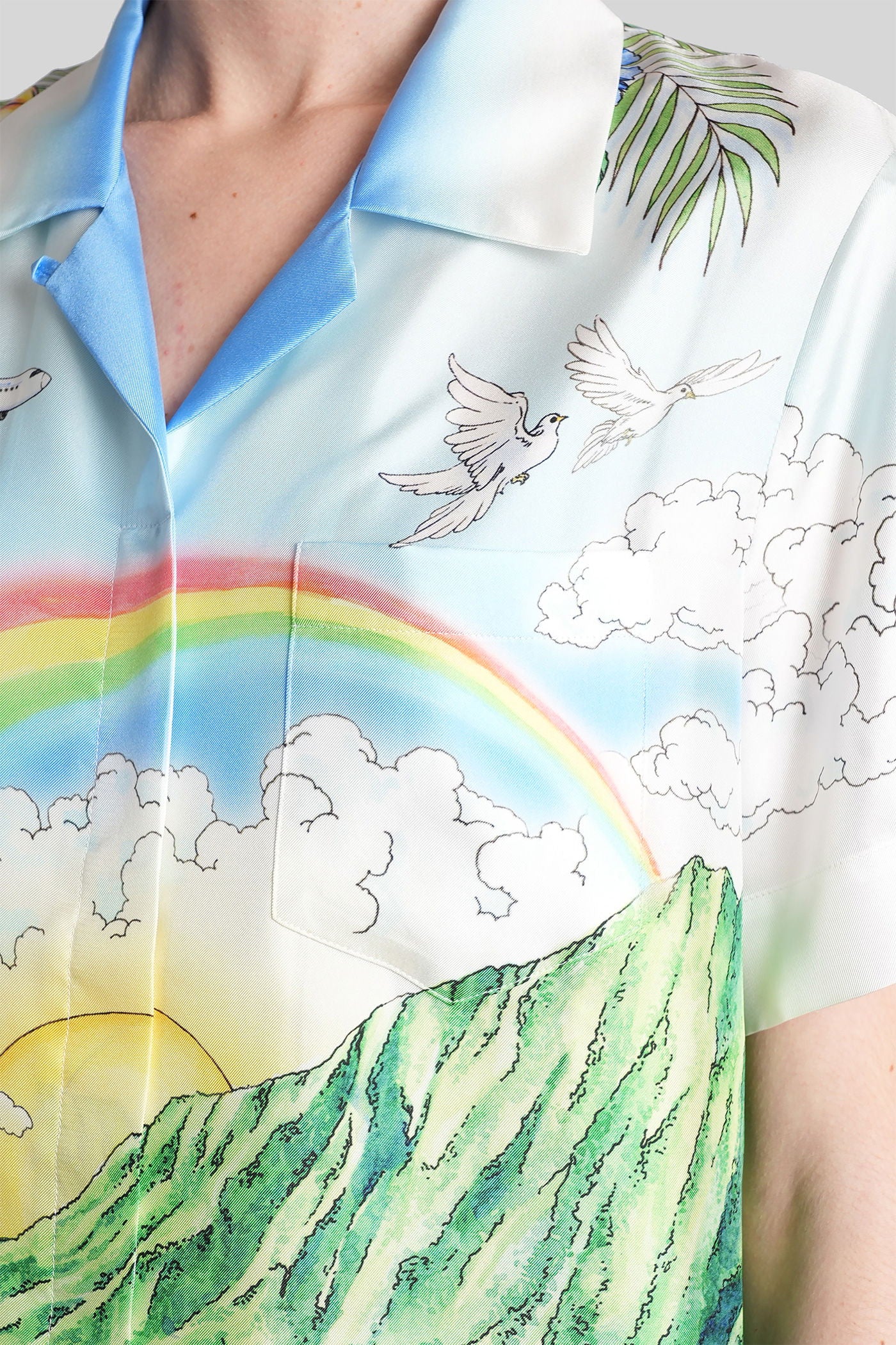 Shirt in multicolor silk - Image 5