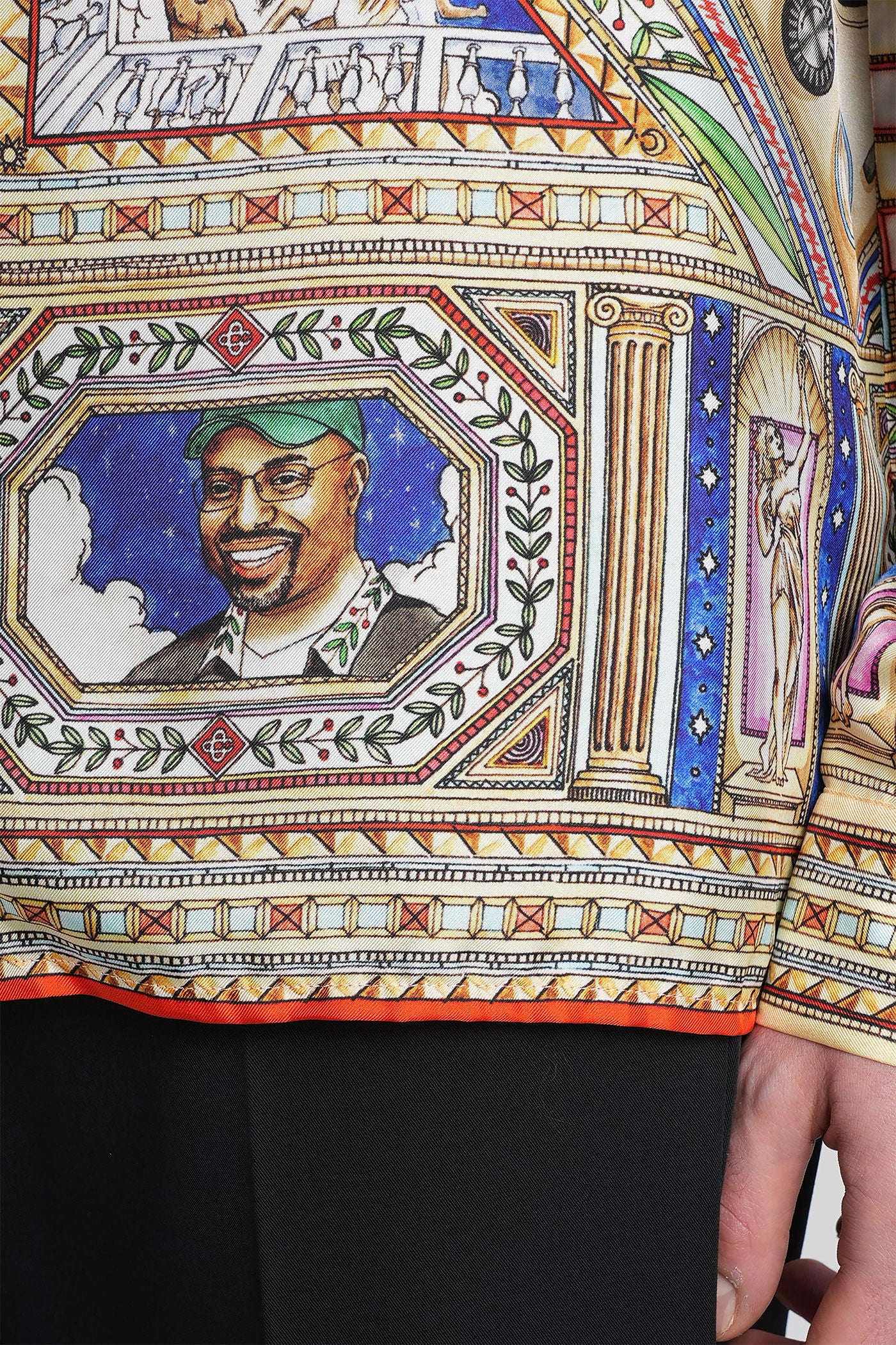 Shirt in multicolor silk - Image 5